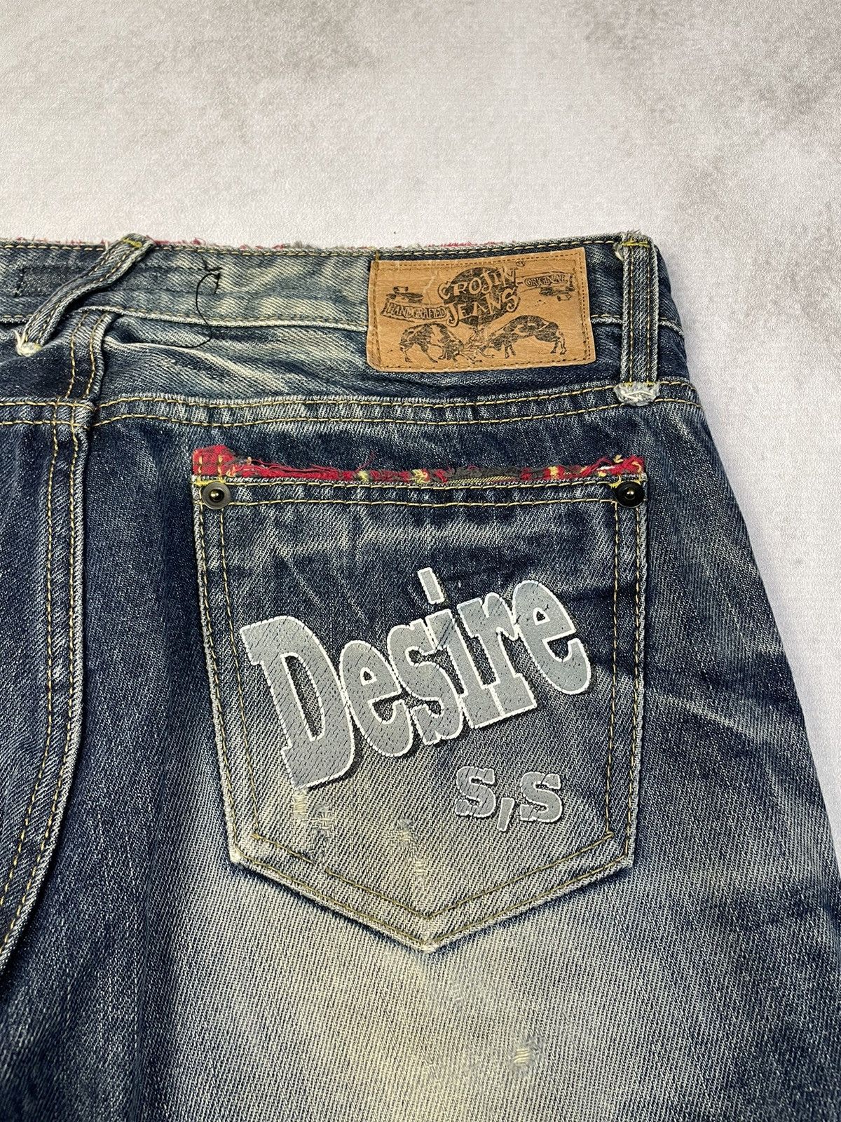 Tornado Mart 2000s Crojin Clawmark Distressed Vkei Style Denim Size US 30 / EU 46 - 10 Thumbnail