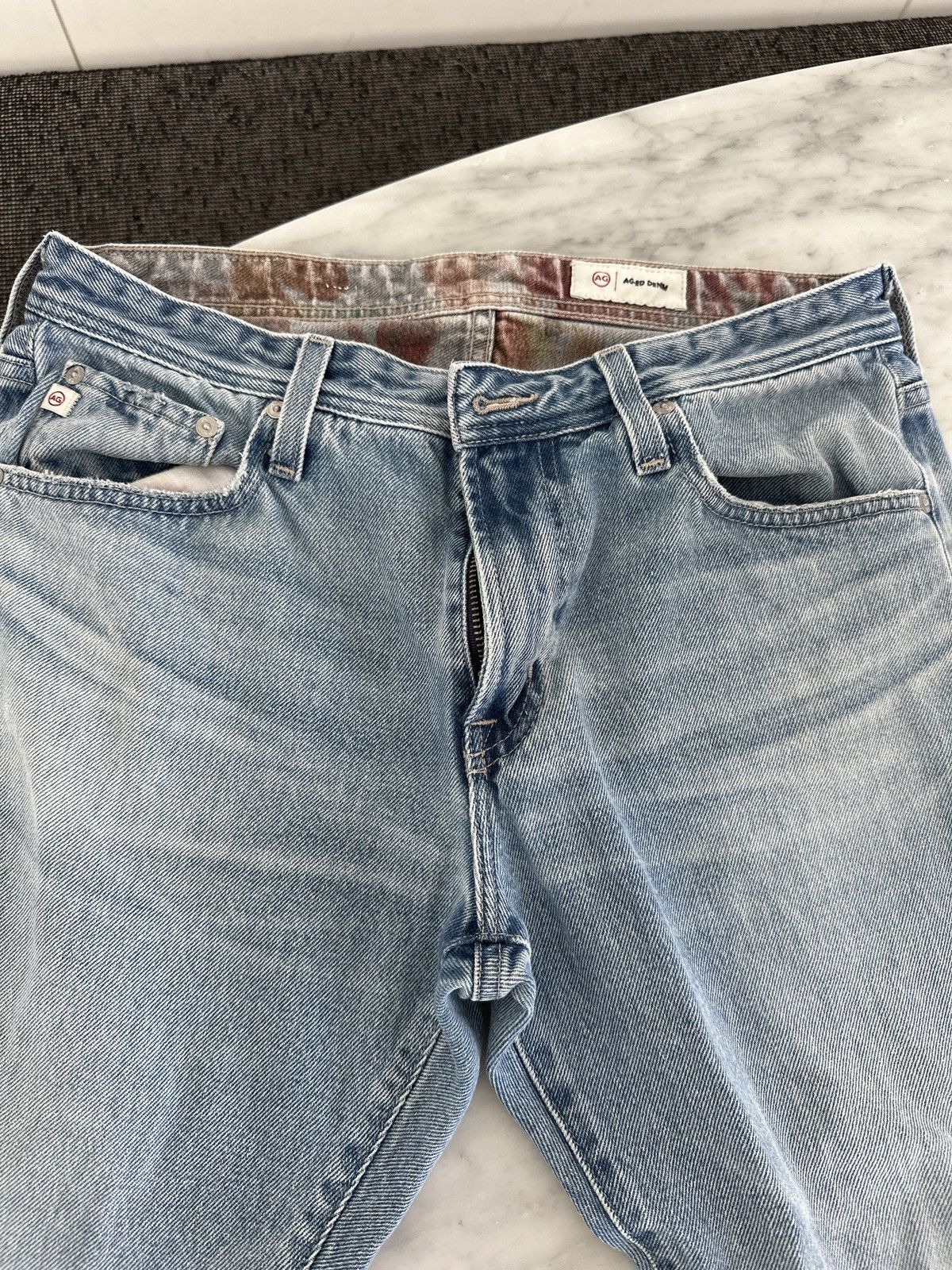 AG Adriano Goldschmied Slim straight AG jeans Size US 34 / EU 50 - 2 Thumbnail
