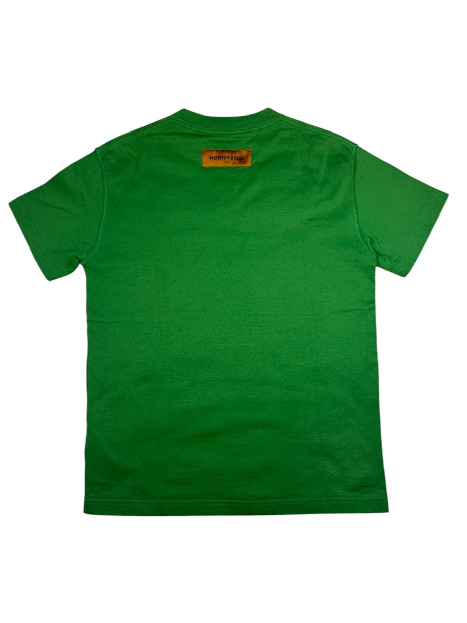 Louis Vuitton Louis Vuitton Green LV Debossed Tee Size US S / EU 44-46 / 1 - 3 Thumbnail
