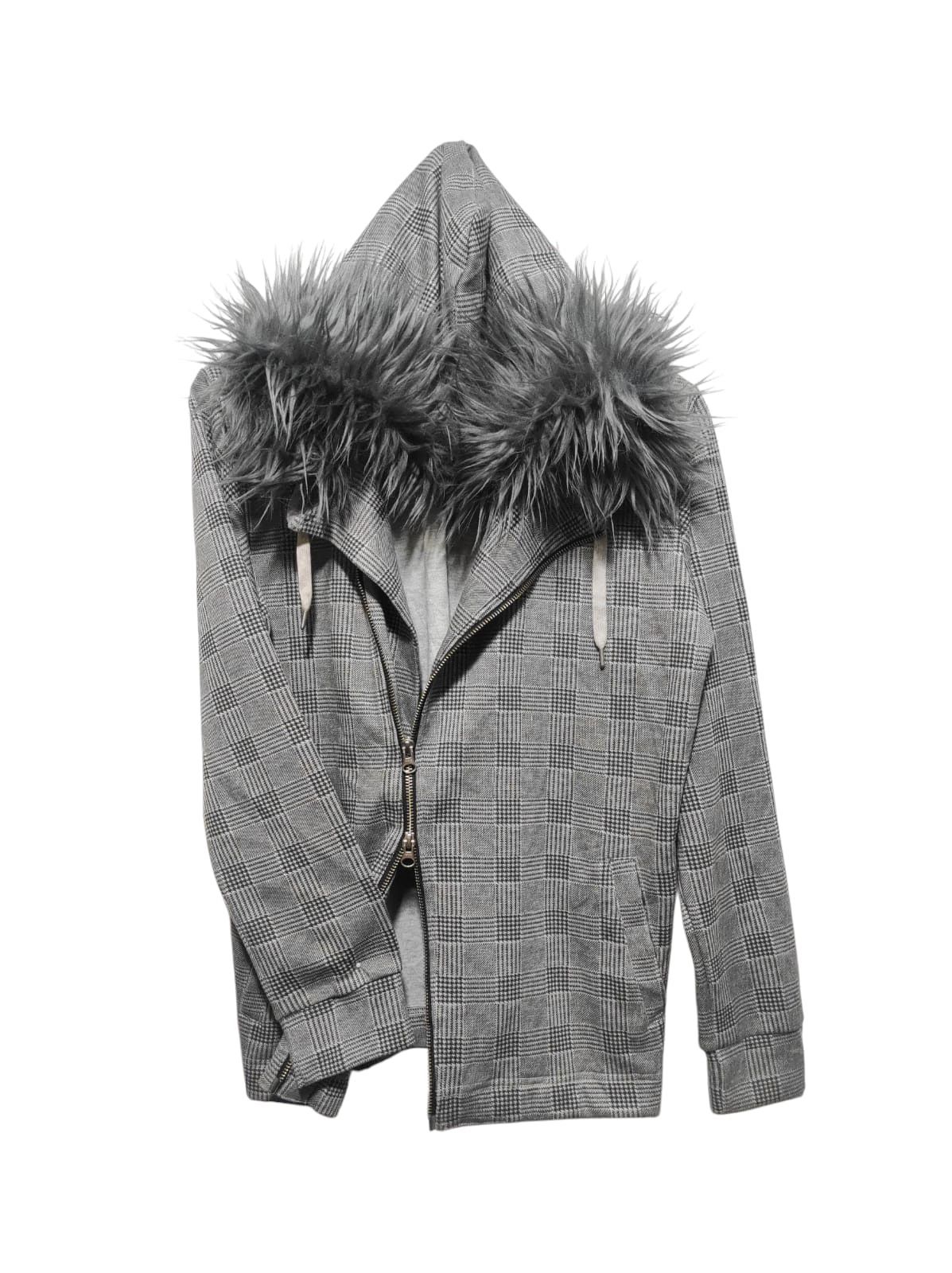 Japanese Brand Tkmixpice Asymetrycal double zip fur hoodie ifsix LGB style Size US M / EU 48-50 / 2 - 1 Thumbnail