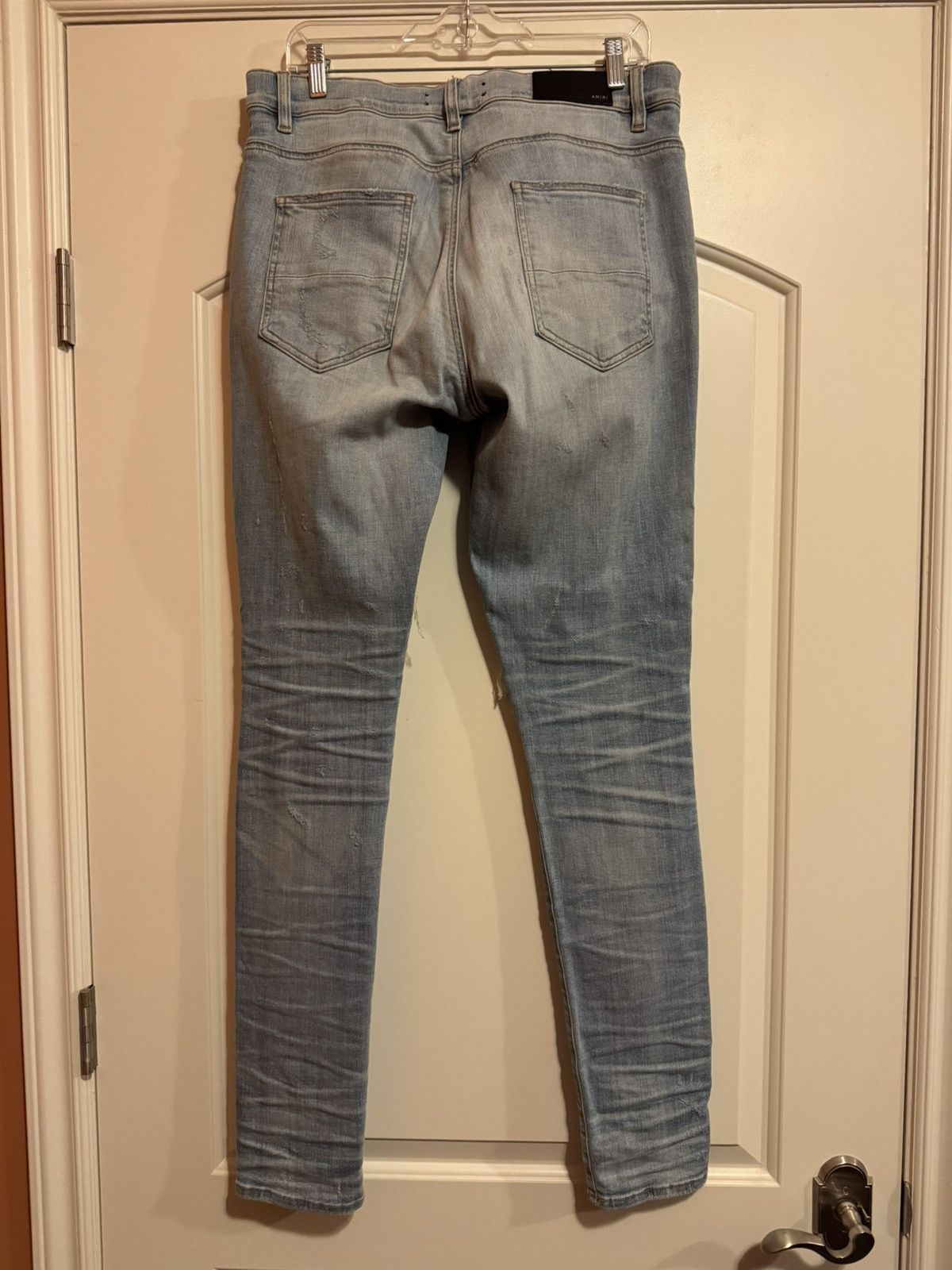Amiri AMIRI Bandana Art Patch Skinny Denim Jeans Rosebowl Size 34 Size US 34 / EU 50 - 2 Thumbnail