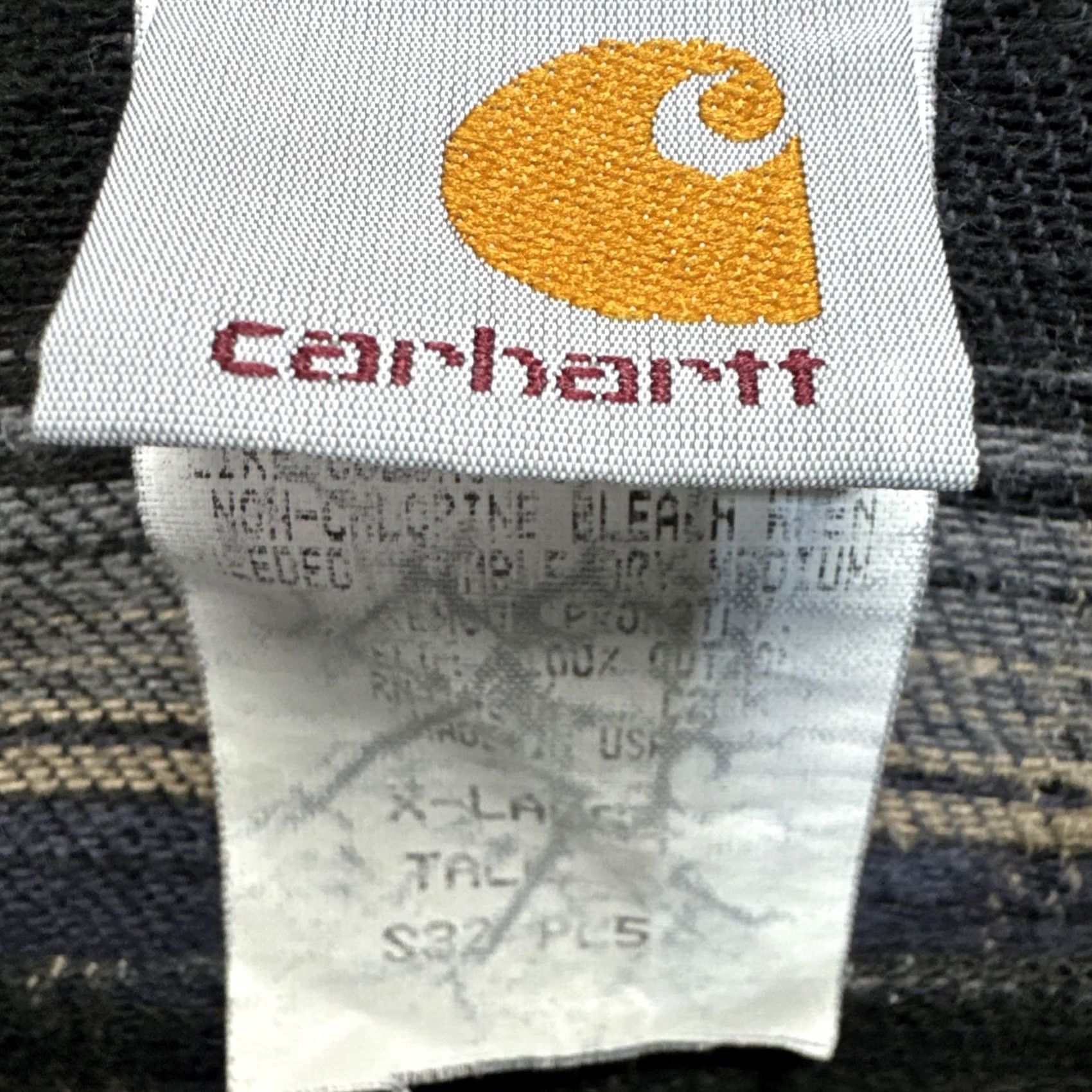 Carhartt VINTAGE Carhartt Shirt Mens XL Plaid Flannel Rugged Workwear USA 90s S32 Grunge Outdoor Pockets Button-Up Size US XL / EU 56 / 4 - 2 Thumbnail