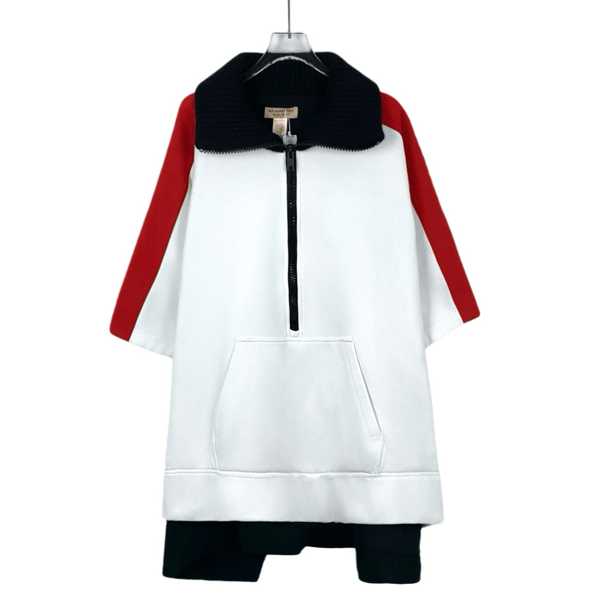 Burberry Burberry Colorblock Cotton Half-Zip Cape Jacket (Size S) Size S / US 4 / IT 40 - 1 Thumbnail