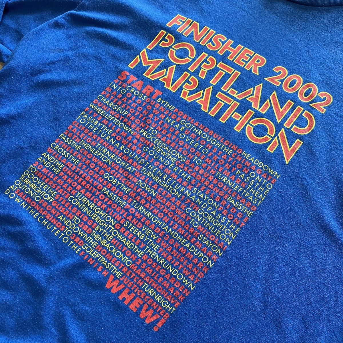 Vintage Vintage 2002 Portland Marathon T-Shirt Size US S / EU 44-46 / 1 - 3 Thumbnail