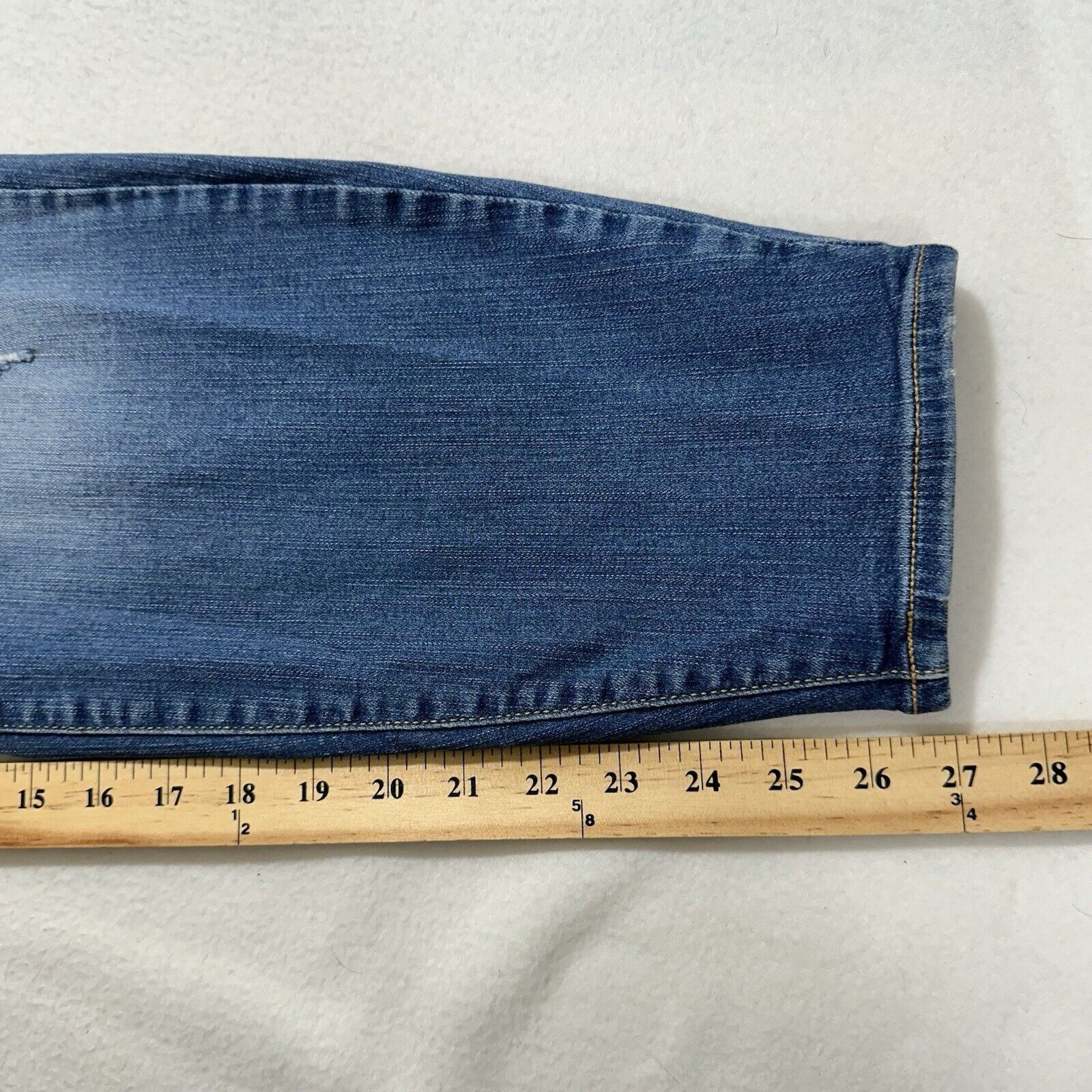 Other Torrid 26R Sky High Skinny Jeans Ripped Distressed Blue Size 42" / US 20 - 17 Thumbnail