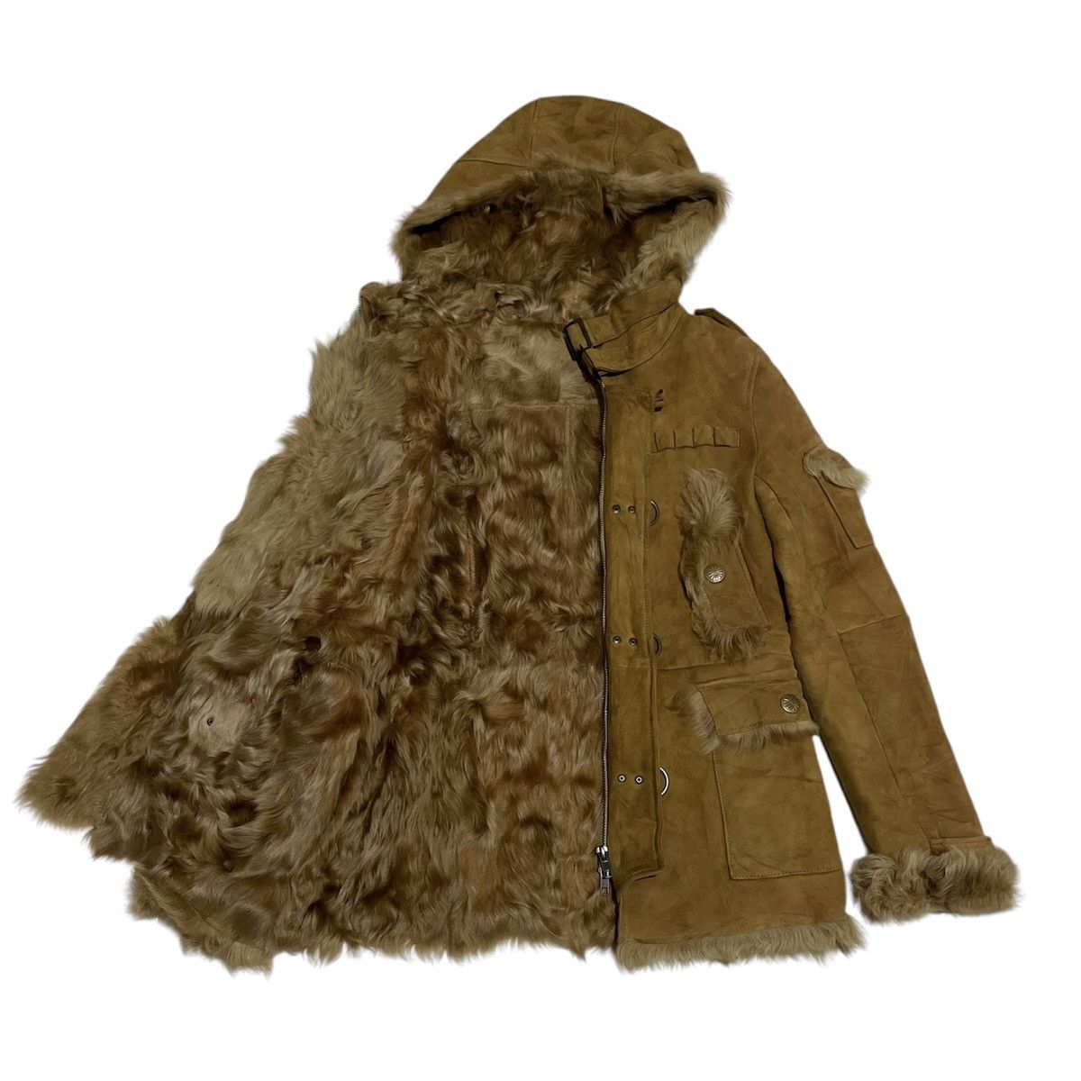 If Six Was Nine × Japanese Brand × Le Grande Bleu (L.G.B.) 2000s Sly Faux Fur Parka Jacket Size US S / EU 44-46 / 1 - 2 Thumbnail