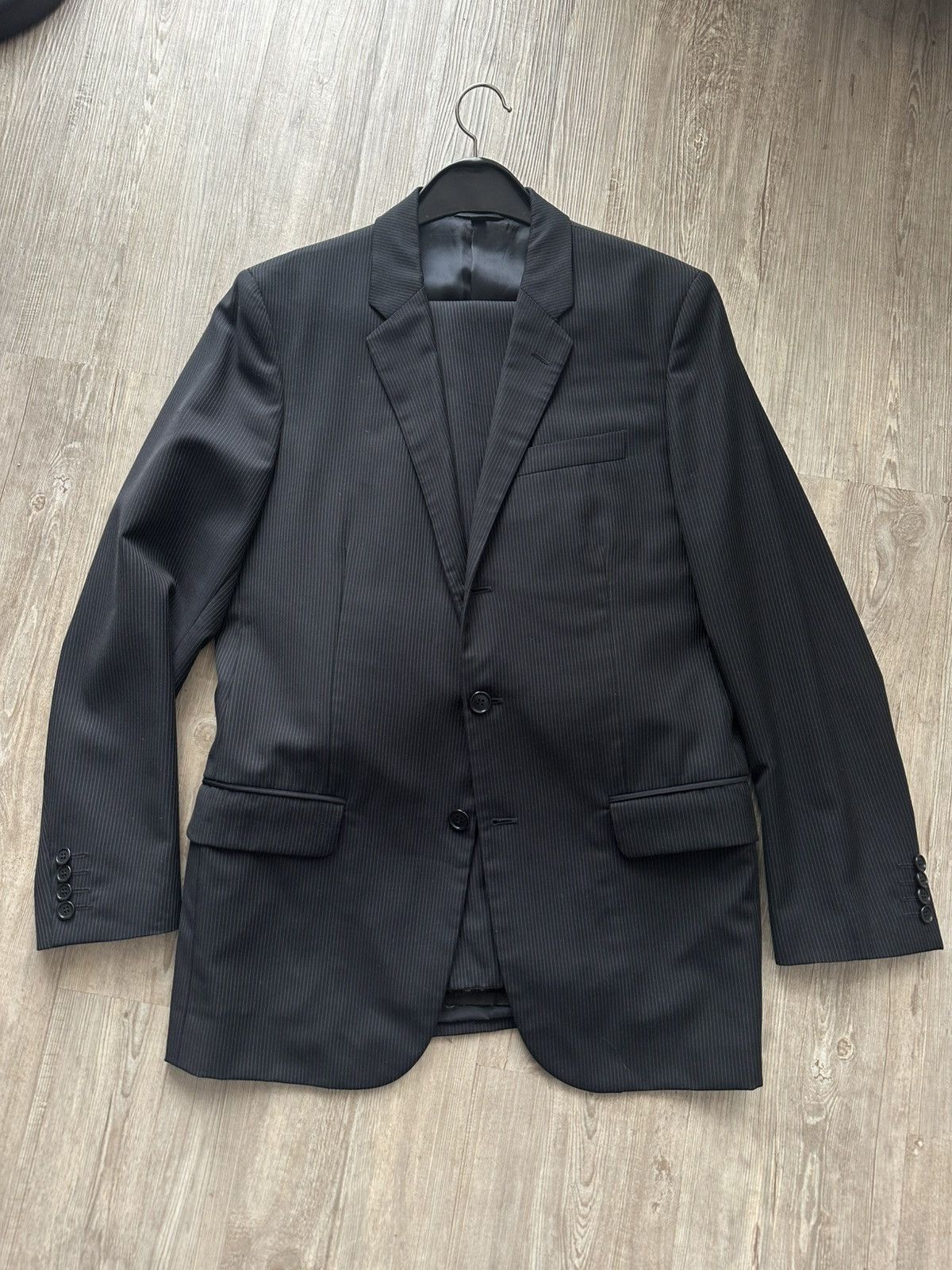 Helmut Lang Rare Archive Helmut Lang Pinstriped Suit (48/M) Size 38R - 3 Thumbnail