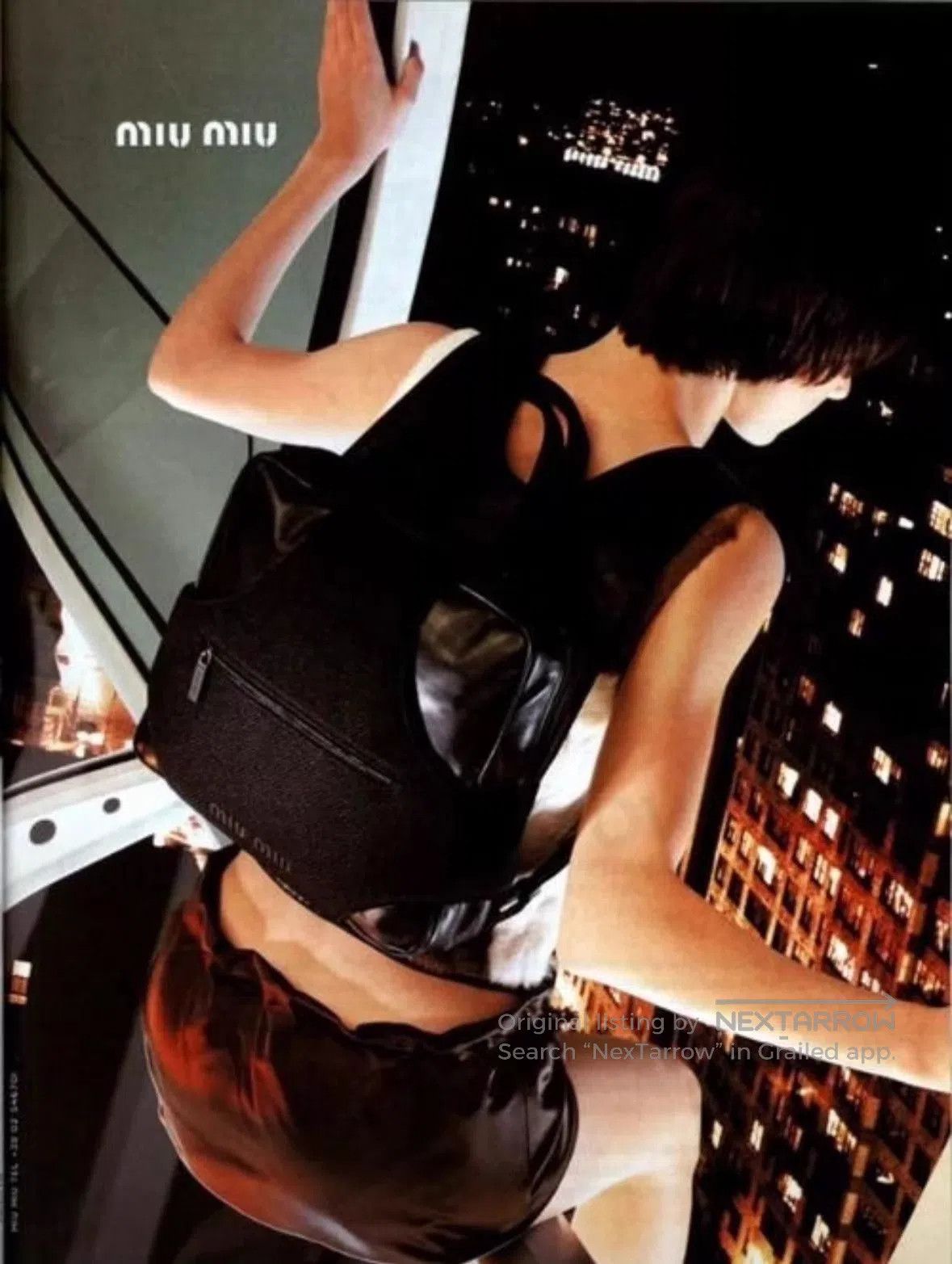 Miu Miu MIU MIU 1999 Vintage Rare Sport Nylon Backpack/ Size ONE SIZE - 9 Thumbnail