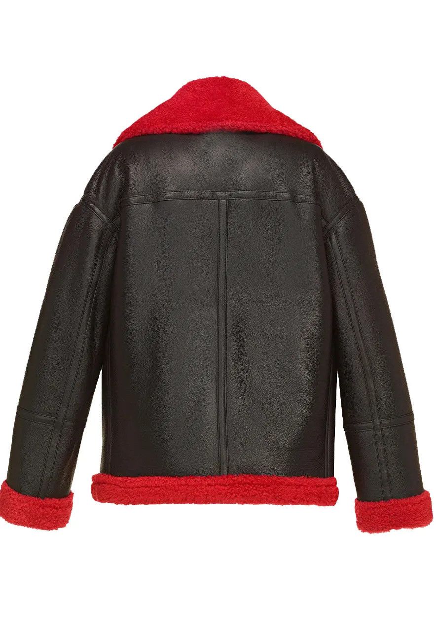 MCM o1mt1gz0625 Zip Up Jacket in Black/Red Size M / US 6-8 / IT 42-44 - 2 Thumbnail
