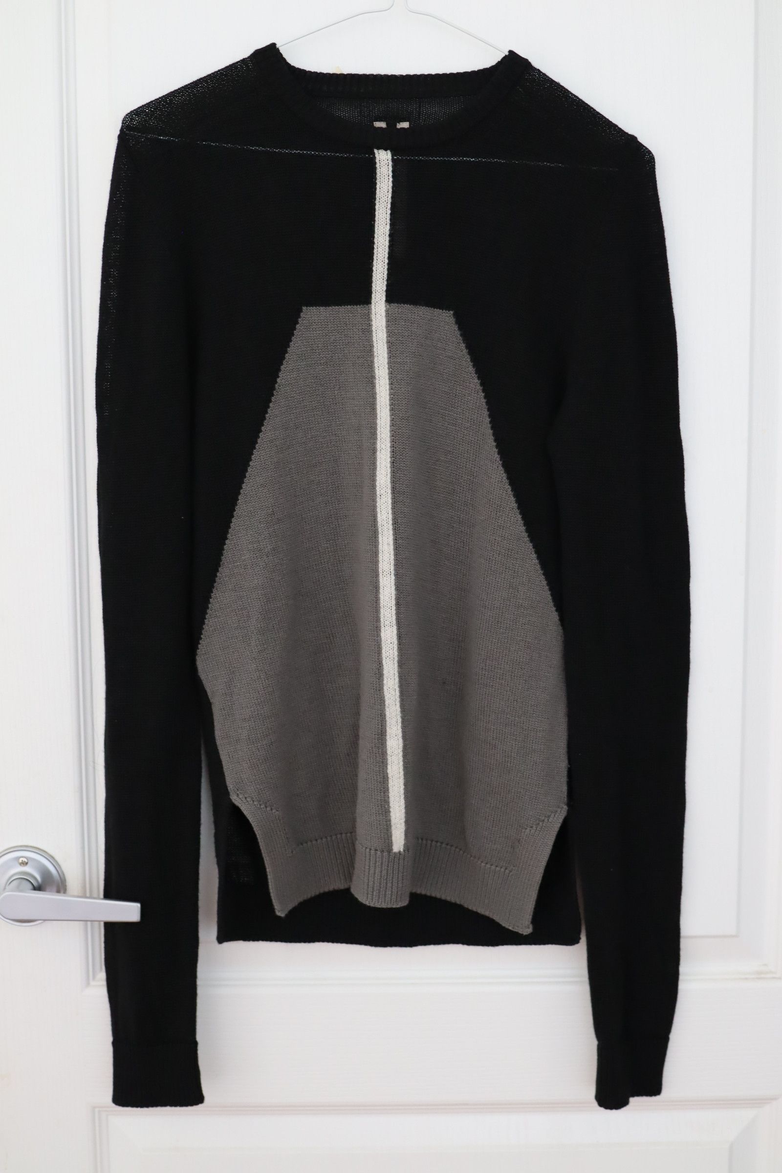 Rick Owens Fogachine Biker Lever Round Neck Sweater Size US M / EU 48-50 / 2 - 1 Thumbnail