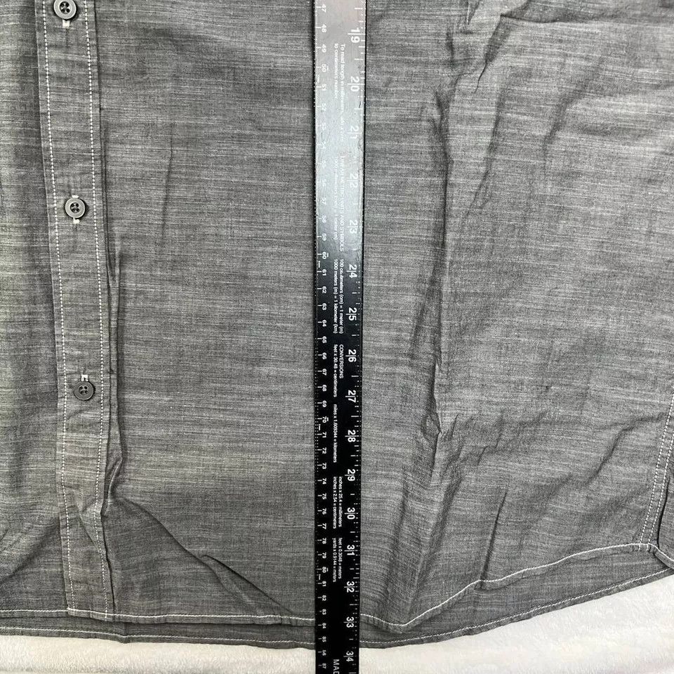 Other House Blues Shirt Men 4XL Button Up Long Sleeve Cotton Size US XXL / EU 58 / 5 - 5 Thumbnail