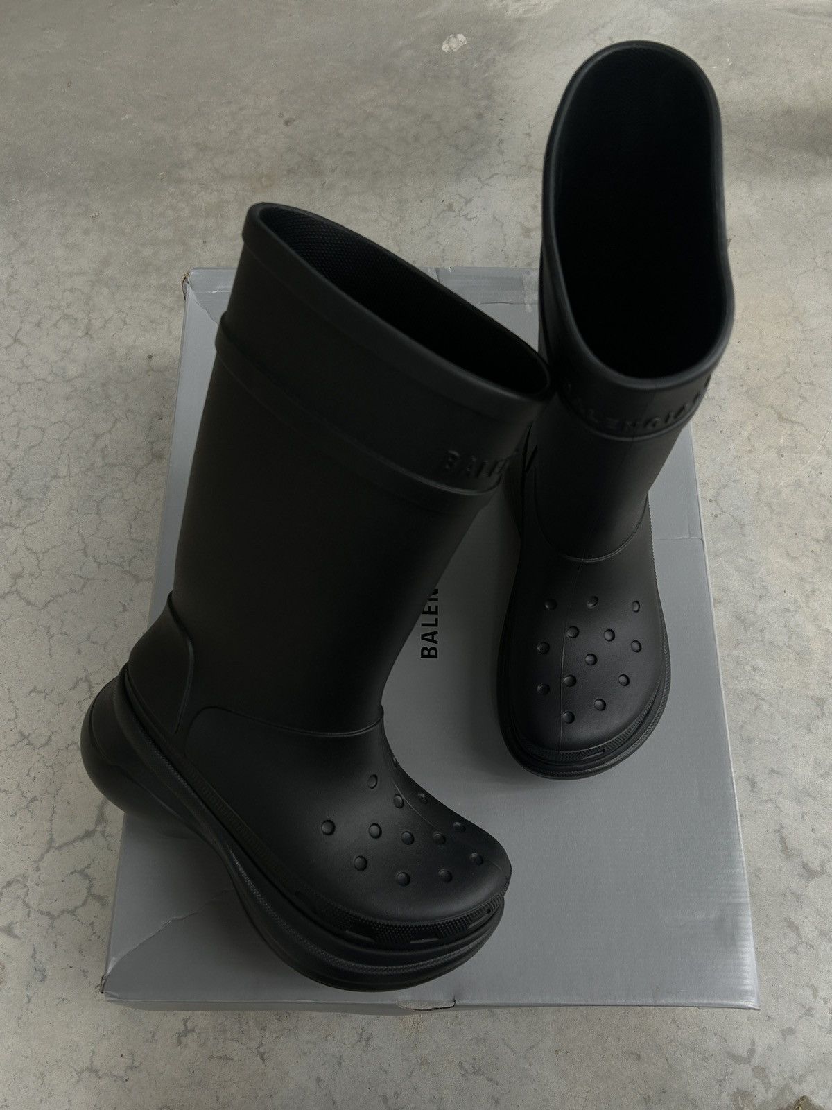 Balenciaga Balenciaga x Croc Black Boots Size US 9 / EU 42 - 3 Thumbnail