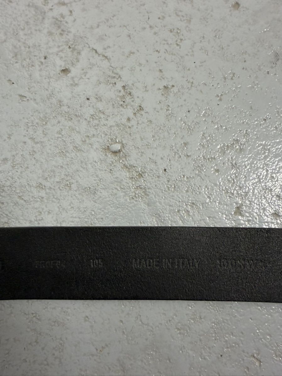 John Galliano Vintage 00s John Galliano Leather Buckle Logo Belt Size ONE SIZE - 9 Thumbnail