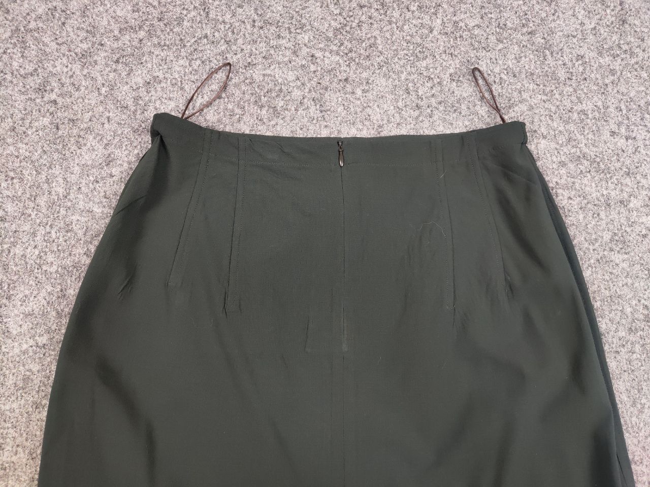 Jil Sander Vintage 90's Jil Sander Mid length skirt Green Size 42" / US 20 - 8 Thumbnail