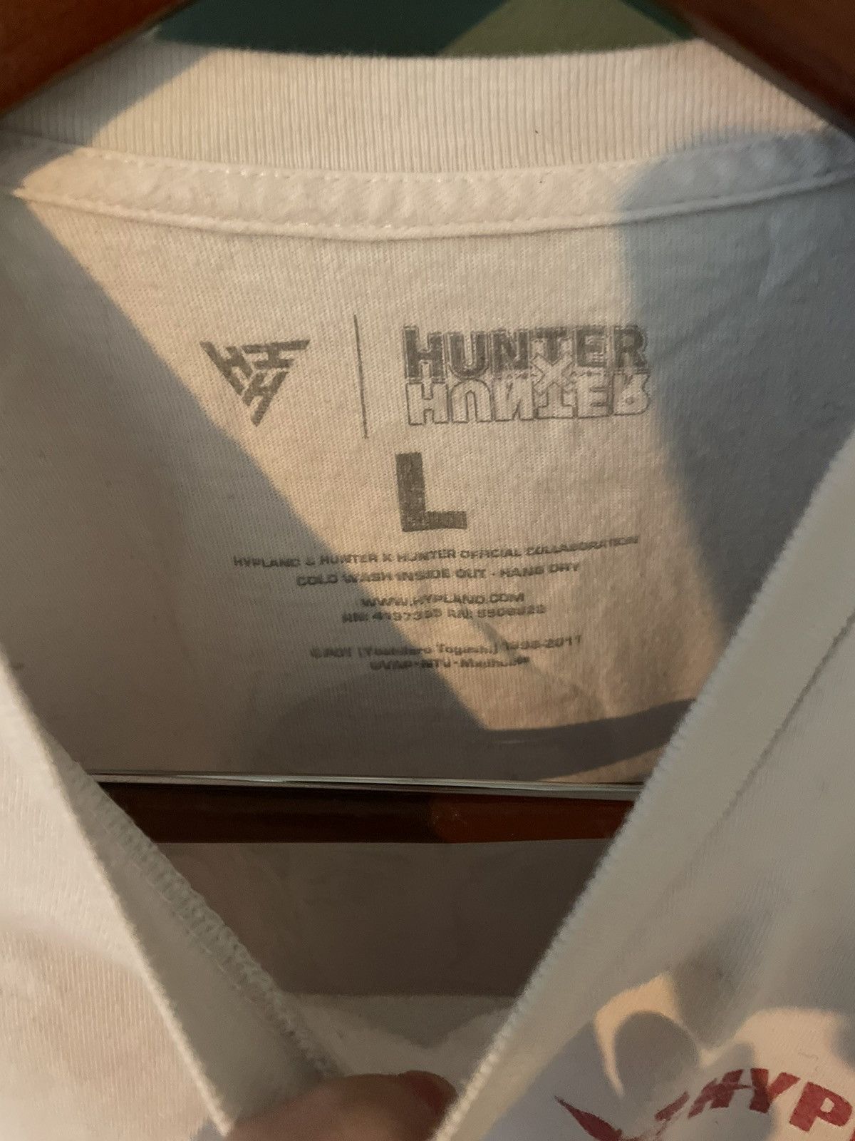 Japanese Brand × Vintage Vintage HxH 1999 Chrollo Lucifer Tee Size US L / EU 52-54 / 3 - 3 Thumbnail