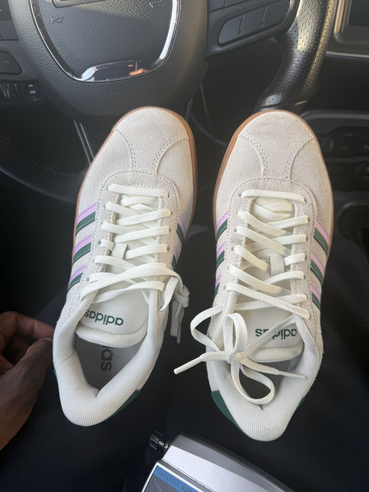 Adidas Adidas Platform Sneakers – White/Green/Pink – Brand New – Si Size US 7 / IT 37 - 5 Thumbnail