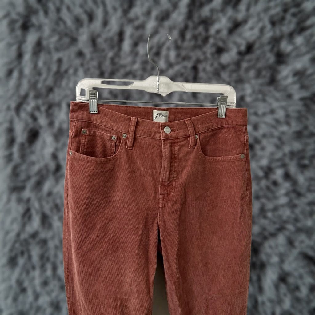 Vintage J Crew Vintage Straight Corduroy Pants Womens 29x28 Rose Pink YKK Trousers Size 29" - 1 Thumbnail