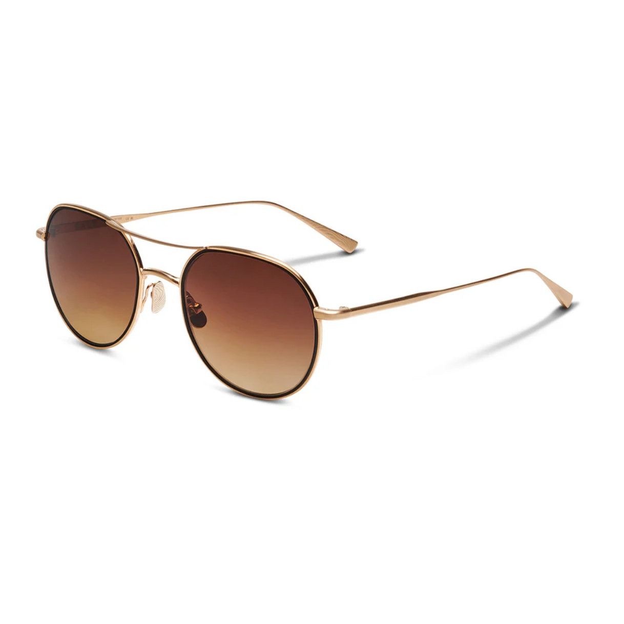 SALT. Optics Salt. Brushed Gold Black Polarized Desna Sunglasses Size ONE SIZE - 10 Thumbnail