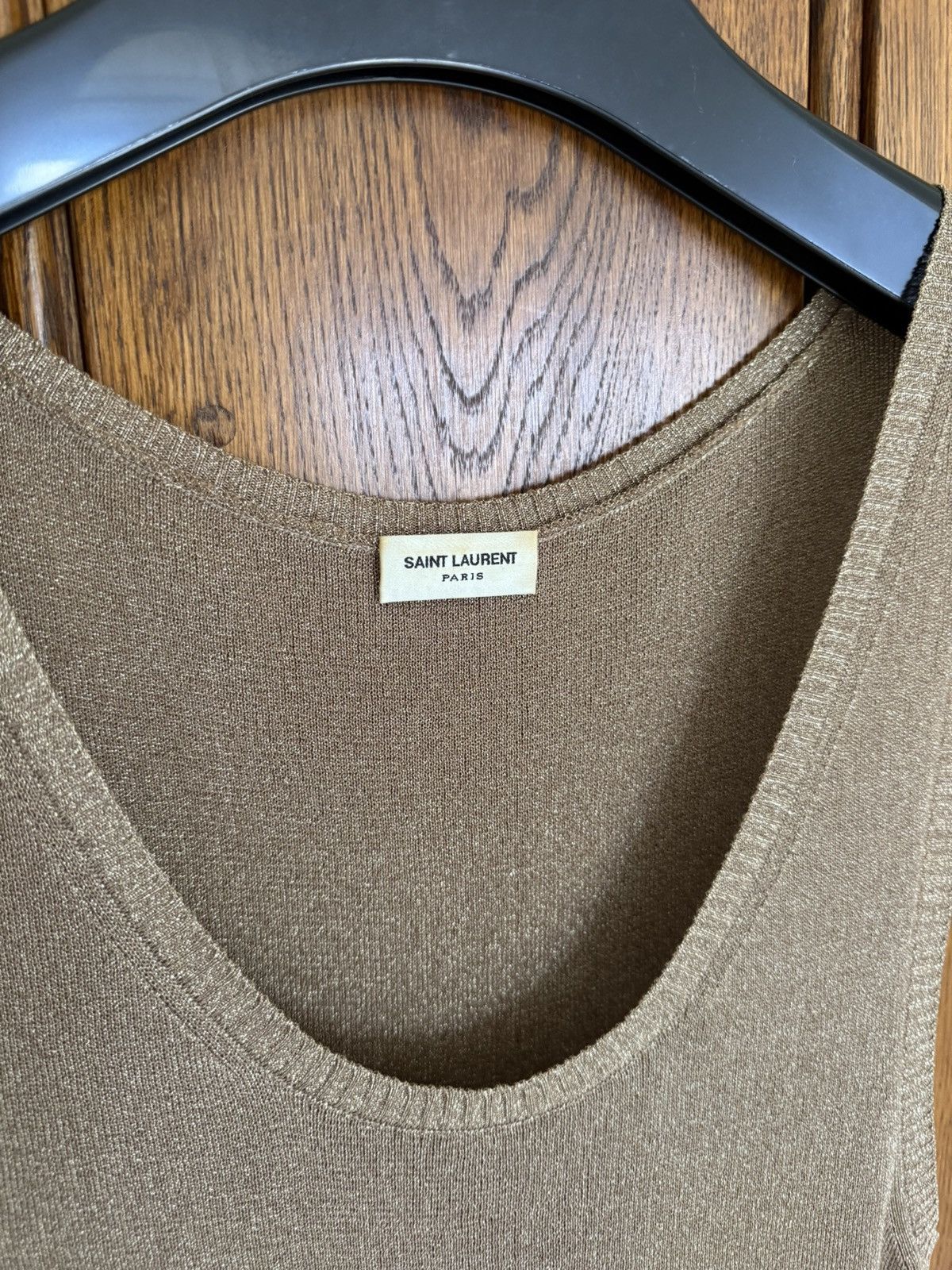 Saint Laurent Paris FW19 Saint Laurent metallic golf tank top vest sleeveless Size US M / EU 48-50 / 2 - 9 Thumbnail