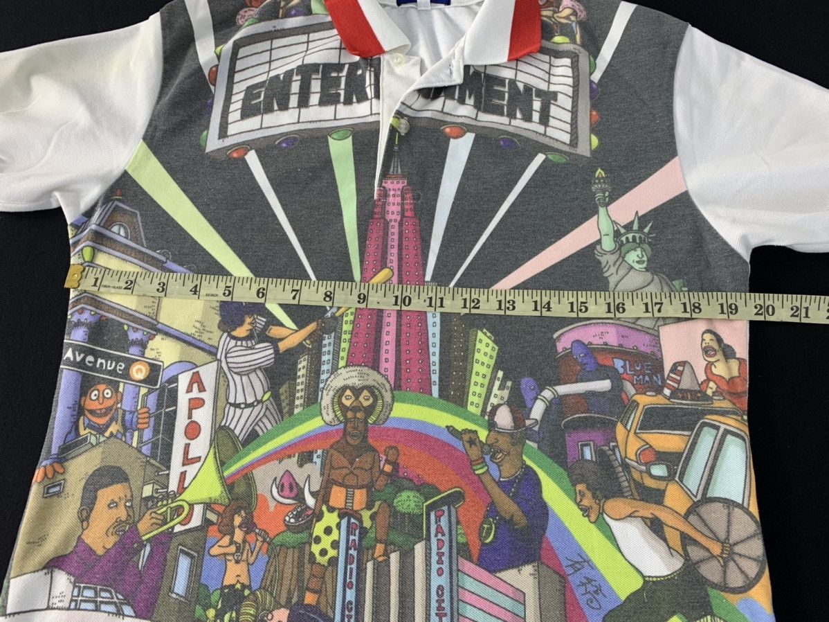 Japanese Brand Fifth Avenue New York City Entertainment Printed Polo Tee Size US M / EU 48-50 / 2 - 7 Thumbnail