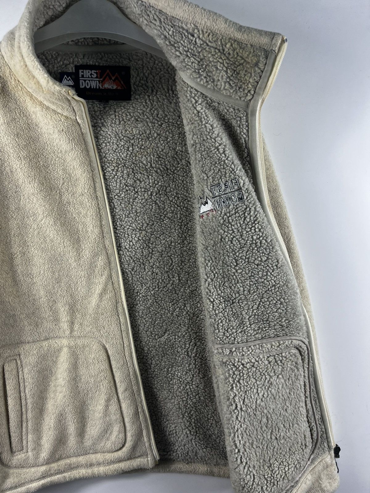 Other 🔥 FIRST DOWN DEEP PILE STREETWEAR FLEECE JACKET - M Size US M / EU 48-50 / 2 - 6 Thumbnail