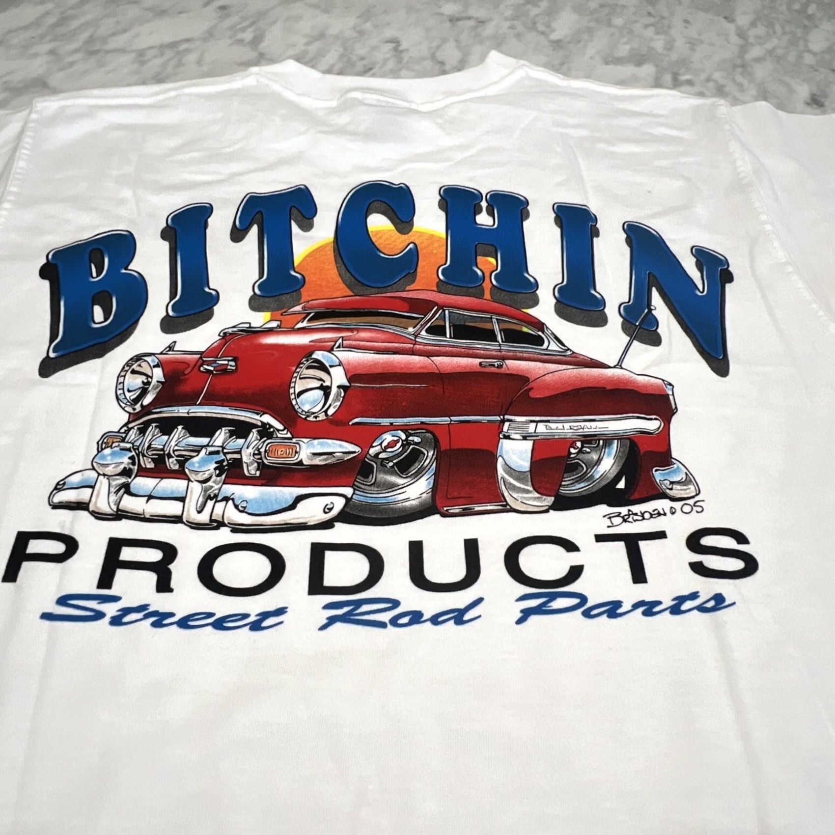 Jerzees Jerzees T-Shirt Men’s M Double Side Street Hot Rod Parts Gray 2000s vintage? No. (Note: Original terms preserved as per constraints) Size US M / EU 48-50 / 2 - 6 Thumbnail