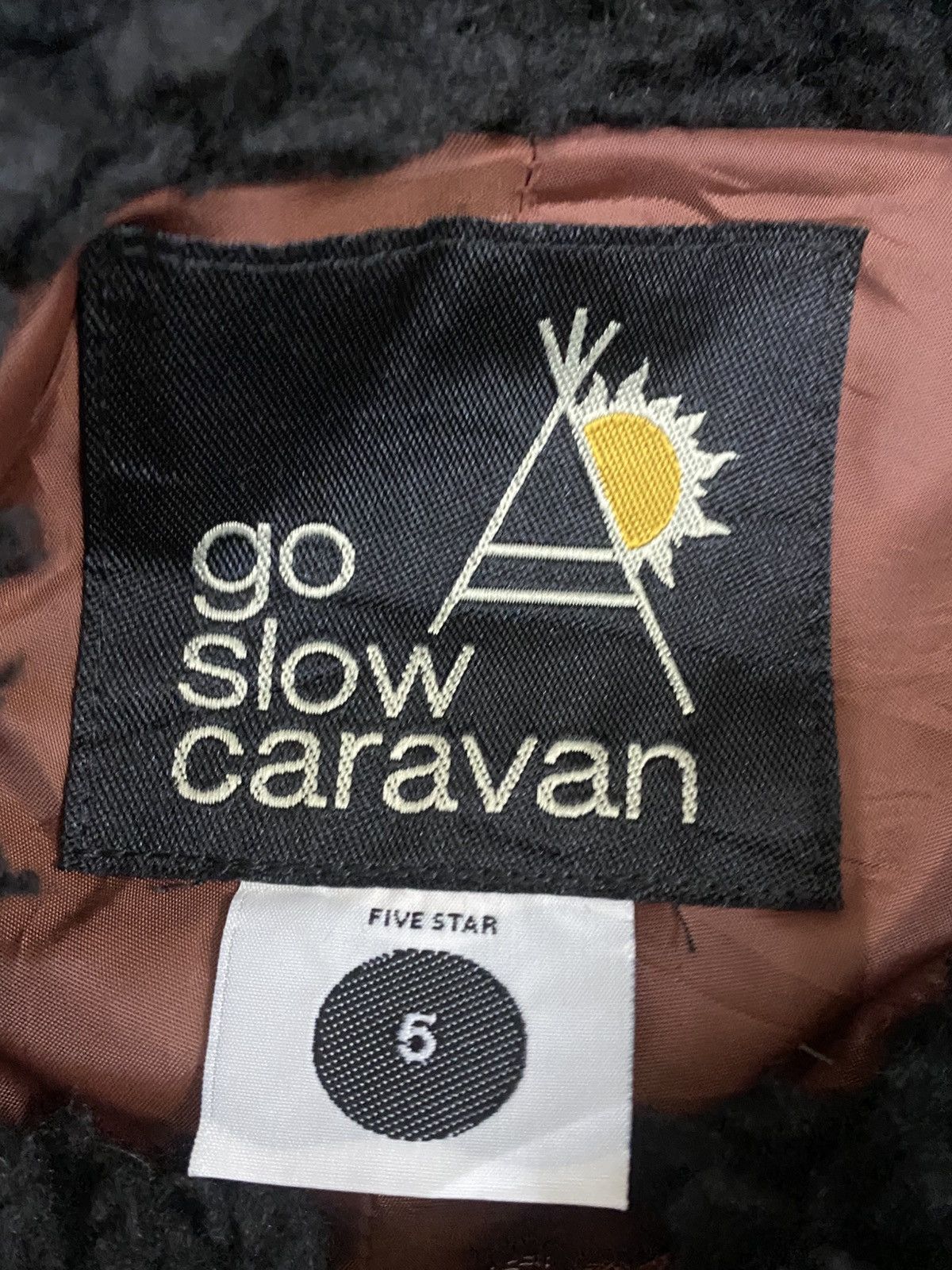 Vintage × go slow caravan Vtg Go Slow Caravan Sherpa Jacket Hoodie Size US XL / EU 56 / 4 - 6 Thumbnail