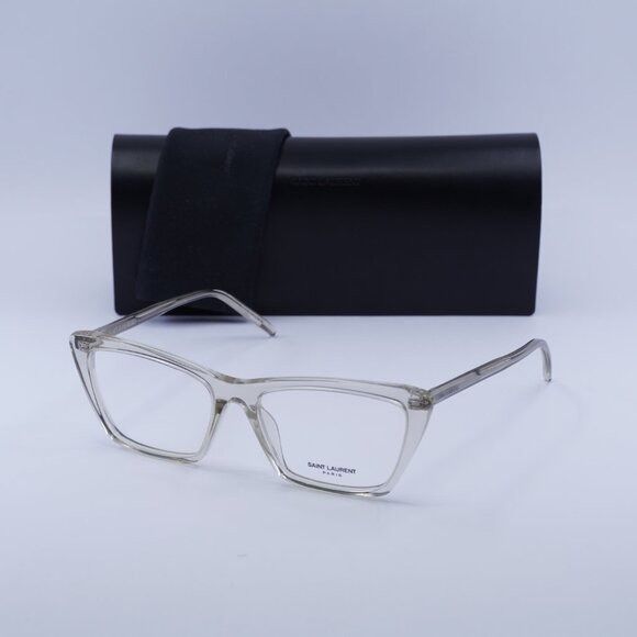 Saint Laurent Paris 🕶️ New Saint Laurent SL737 MICA THIN OPT 004 Eyeglasses Size ONE SIZE - 1 Thumbnail