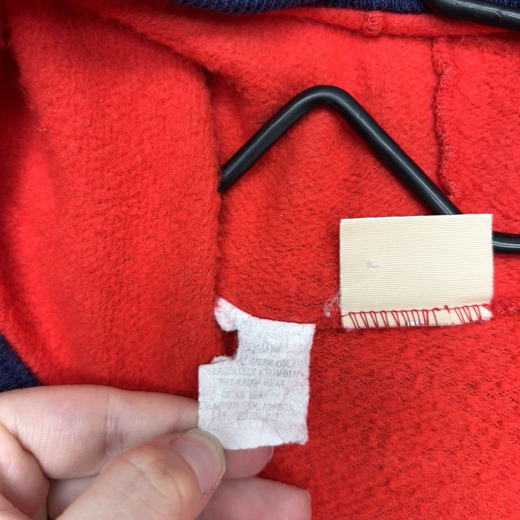 Vintage Vintage 70s Sweatshirt Mens Small Zip Up USA Hoodie Red Cotton Blend 1970s Casual Sportswear Lounge Mens Size US S / EU 44-46 / 1 - 5 Thumbnail