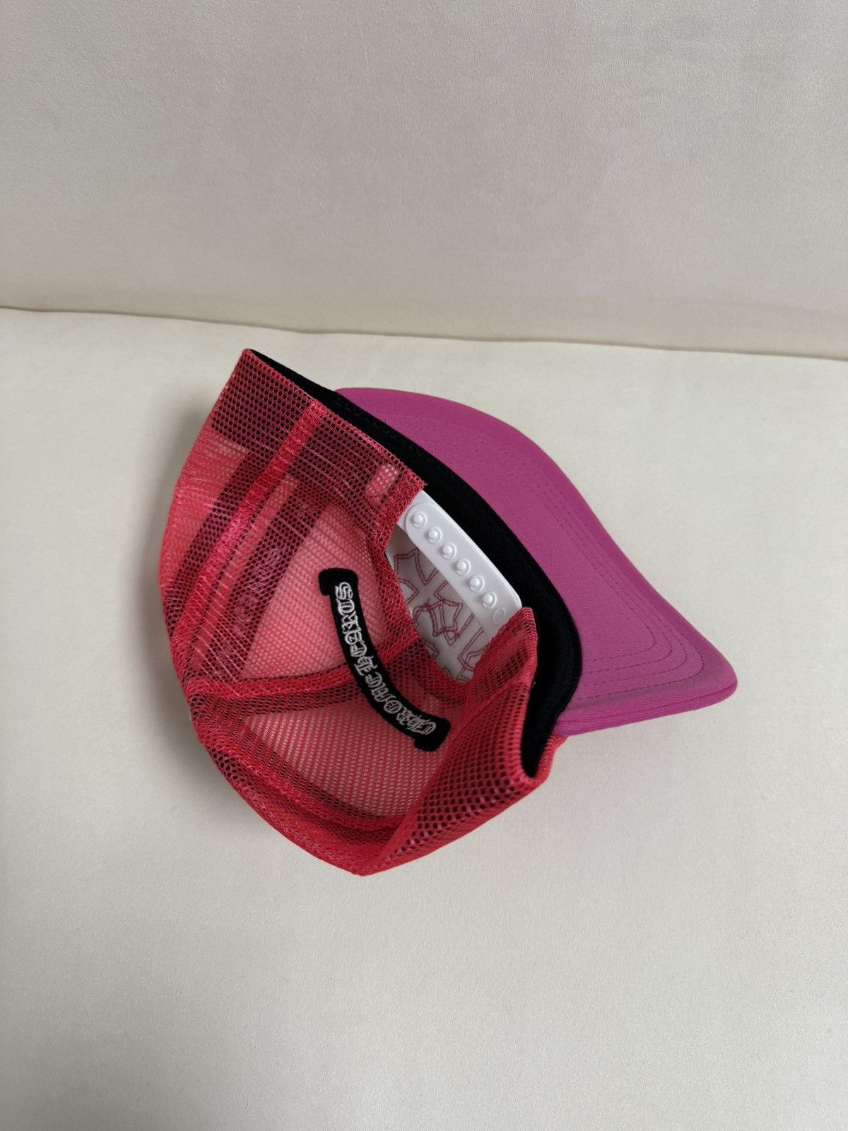 Chrome Hearts Chrome Hearts pink trucker crosspatch cap Size ONE SIZE - 4 Thumbnail