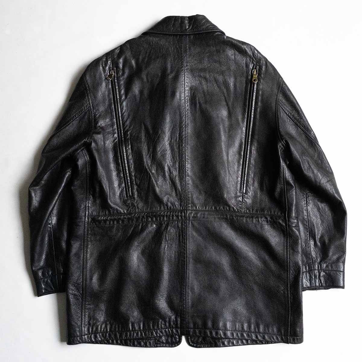 Yohji Yamamoto YOHJI YAMAMOTO LQ Y's for men Leather design coat Size US XXL / EU 58 / 5 - 2 Thumbnail