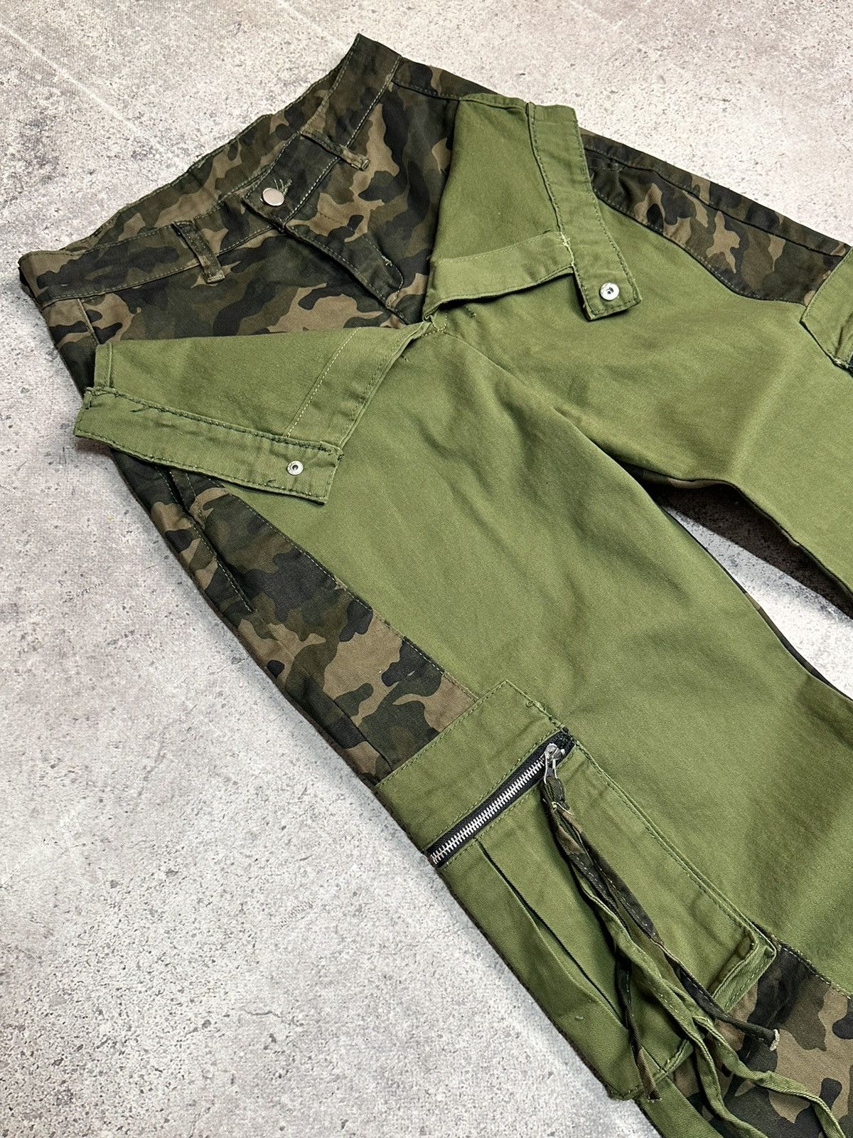 GOA LGB Baggy GOA Flare Military Style Cargo Pants Ifsixwasnine Size US 32 / EU 48 - 8 Thumbnail