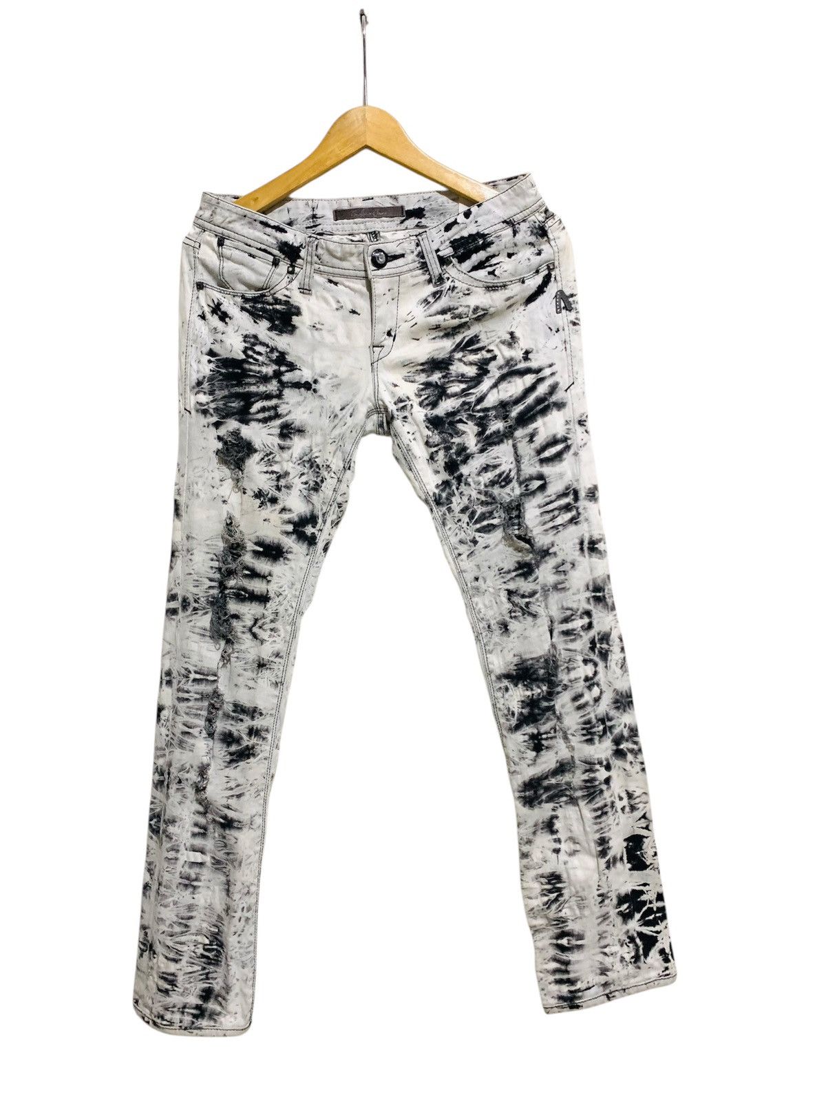 Japanese Brand BUCKARO SKINNY JEANS PUNK STYLE Size US 27 - 1 Thumbnail