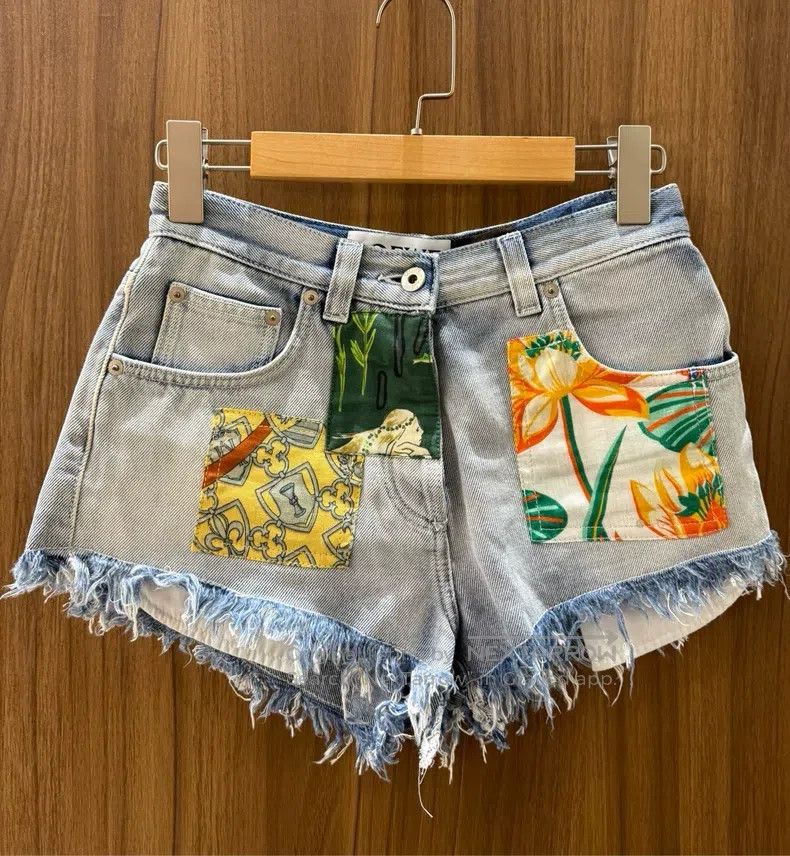 Loewe Loewe Women's denim jacket + shorts set Size XXS / US 00 / IT 34 - 5 Thumbnail
