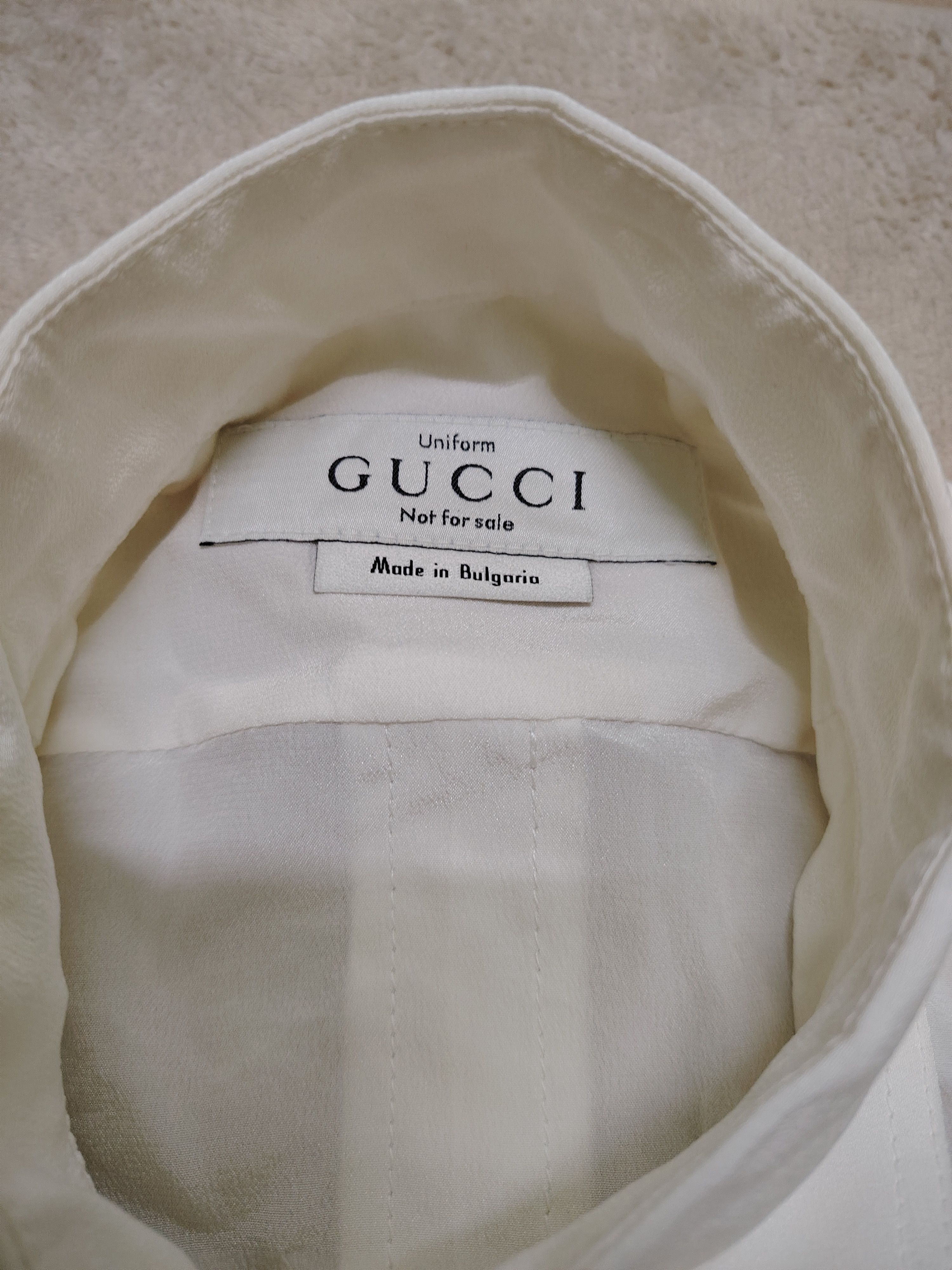 Gucci Gucci Uniform Silk Button Up Shirt | 38 Size XS / US 0-2 / IT 36-38 - 4 Thumbnail
