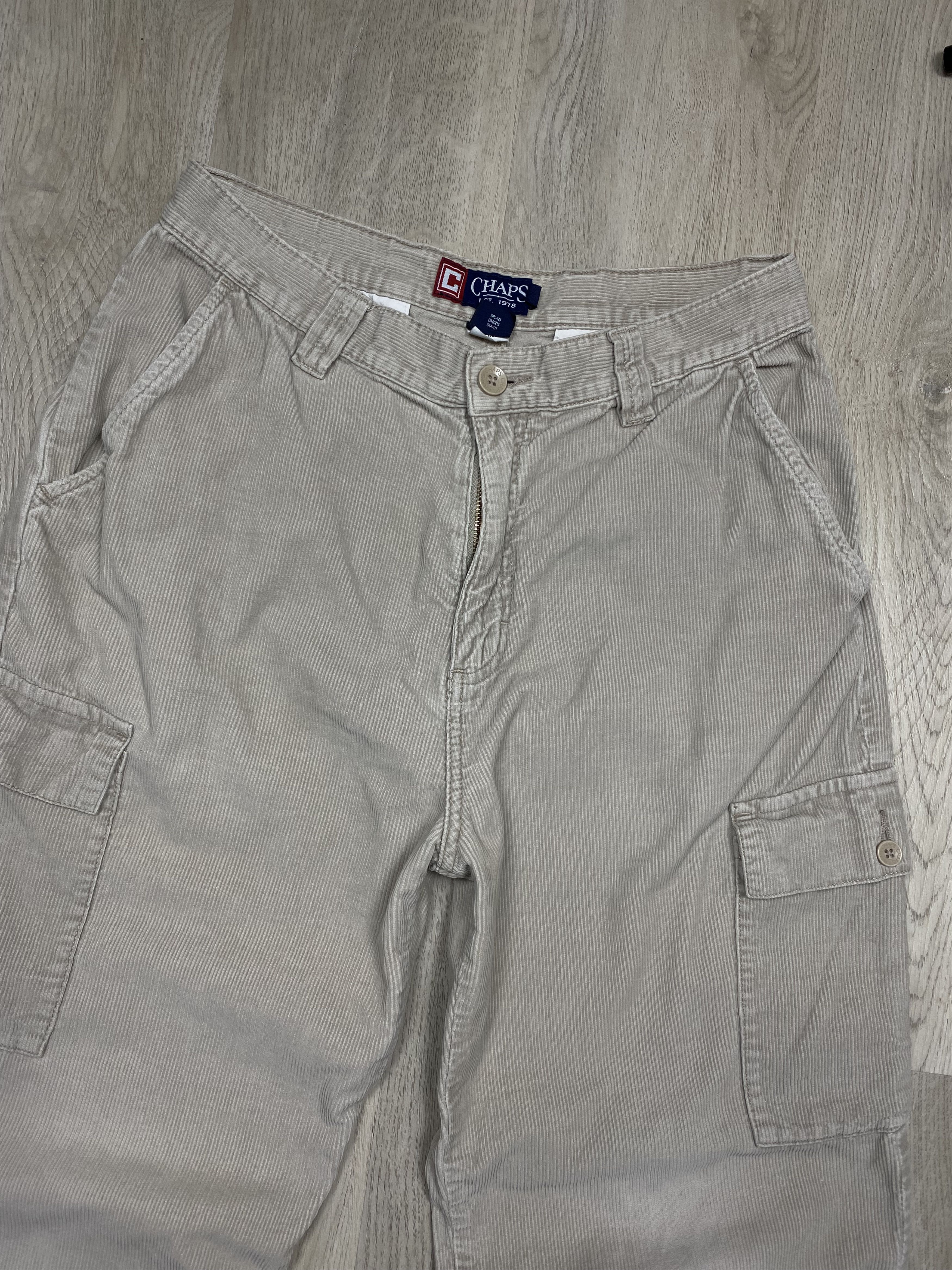 Chaps Chaps Vintage Mens Corduroy Cargo Pants Size US 32 / EU 48 - 2 Thumbnail