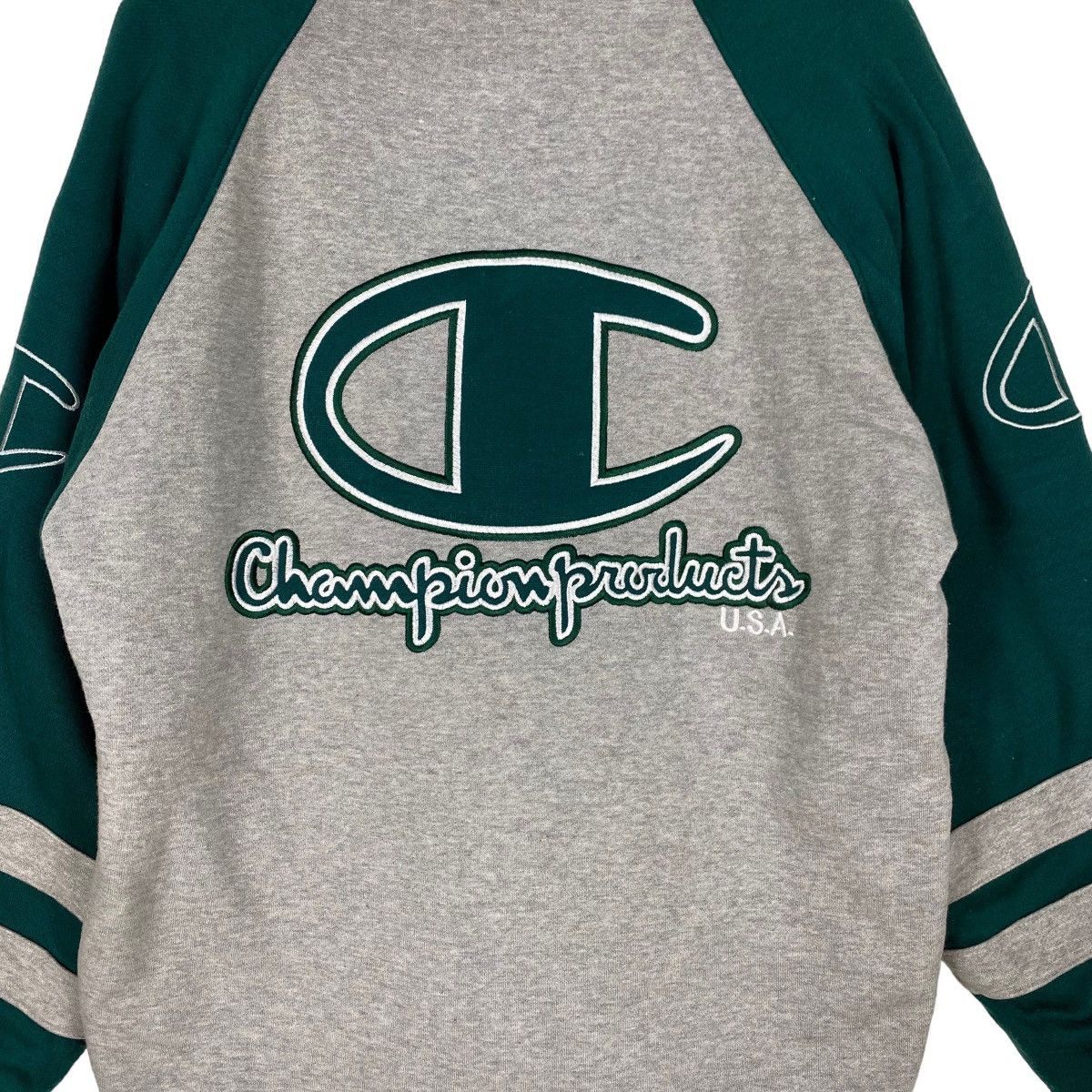 Champion × Japanese Brand Champion big logo zipper hoodie Size US L / EU 52-54 / 3 - 8 Thumbnail