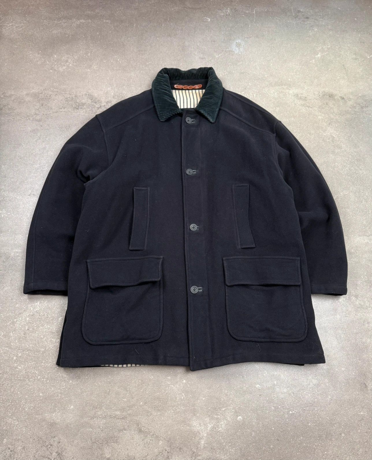 Ermenegildo Zegna Ermenegildo Zegna coat wool old money street wear Size US XL / EU 56 / 4 - 2 Thumbnail