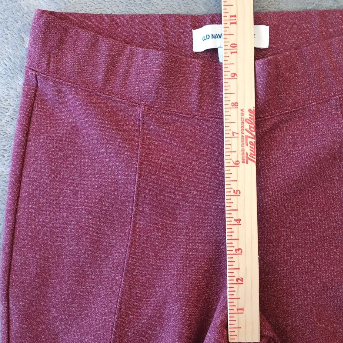 Old Navy Old Navy Stevie Legging Ankle Pants Womens Medium Purple Skinny Pull On Stretch Regular Size 32" / US 10 / IT 46 - 4 Thumbnail
