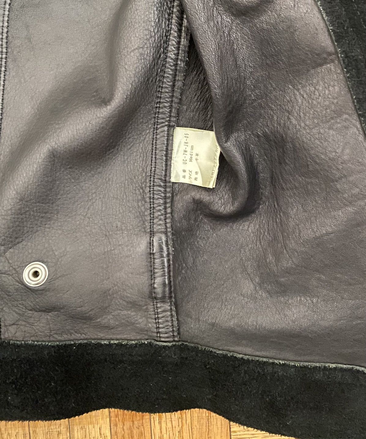 Undercover Undercover AW97 LEAF Suede Trucker Jacket *LAST DROP* Size US M / EU 48-50 / 2 - 5 Thumbnail