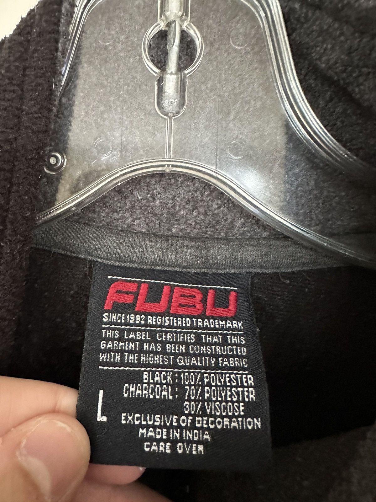 Fubu × Vintage Crazy Y2K Fubu Sport Series #05 Fleece Zip Up Jacket Size US L / EU 52-54 / 3 - 10 Thumbnail