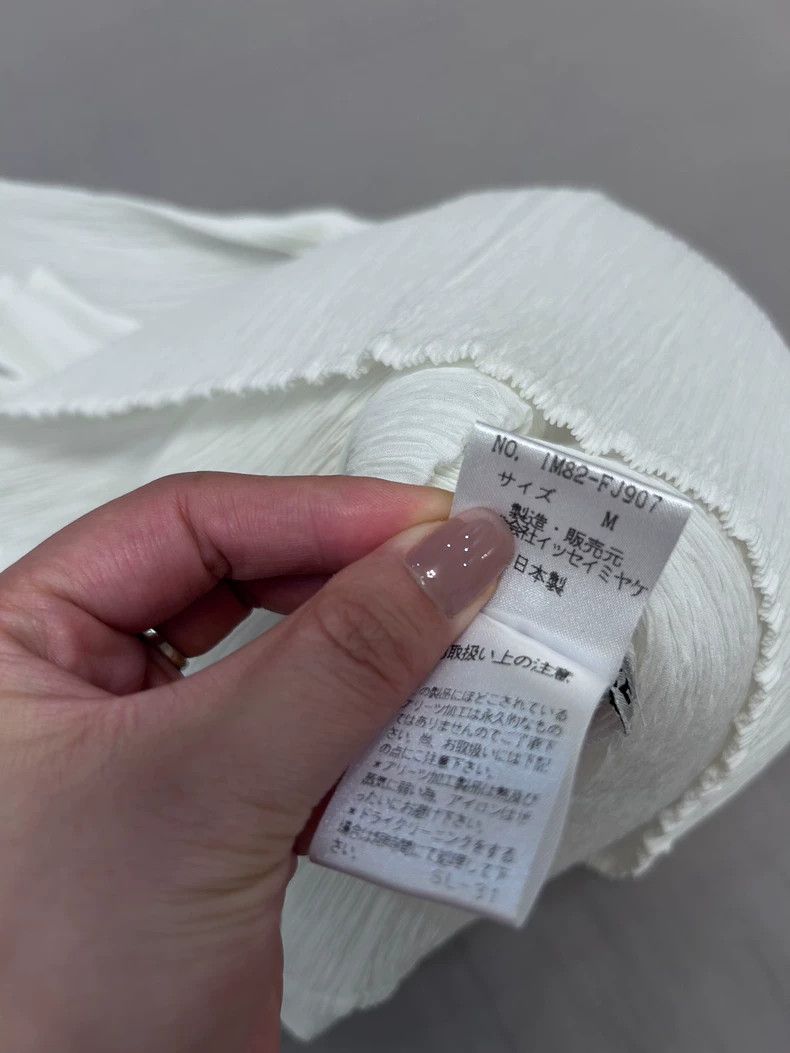 Issey Miyake Issey Miyake White toothpick top Size M / US 6-8 / IT 42-44 - 5 Thumbnail