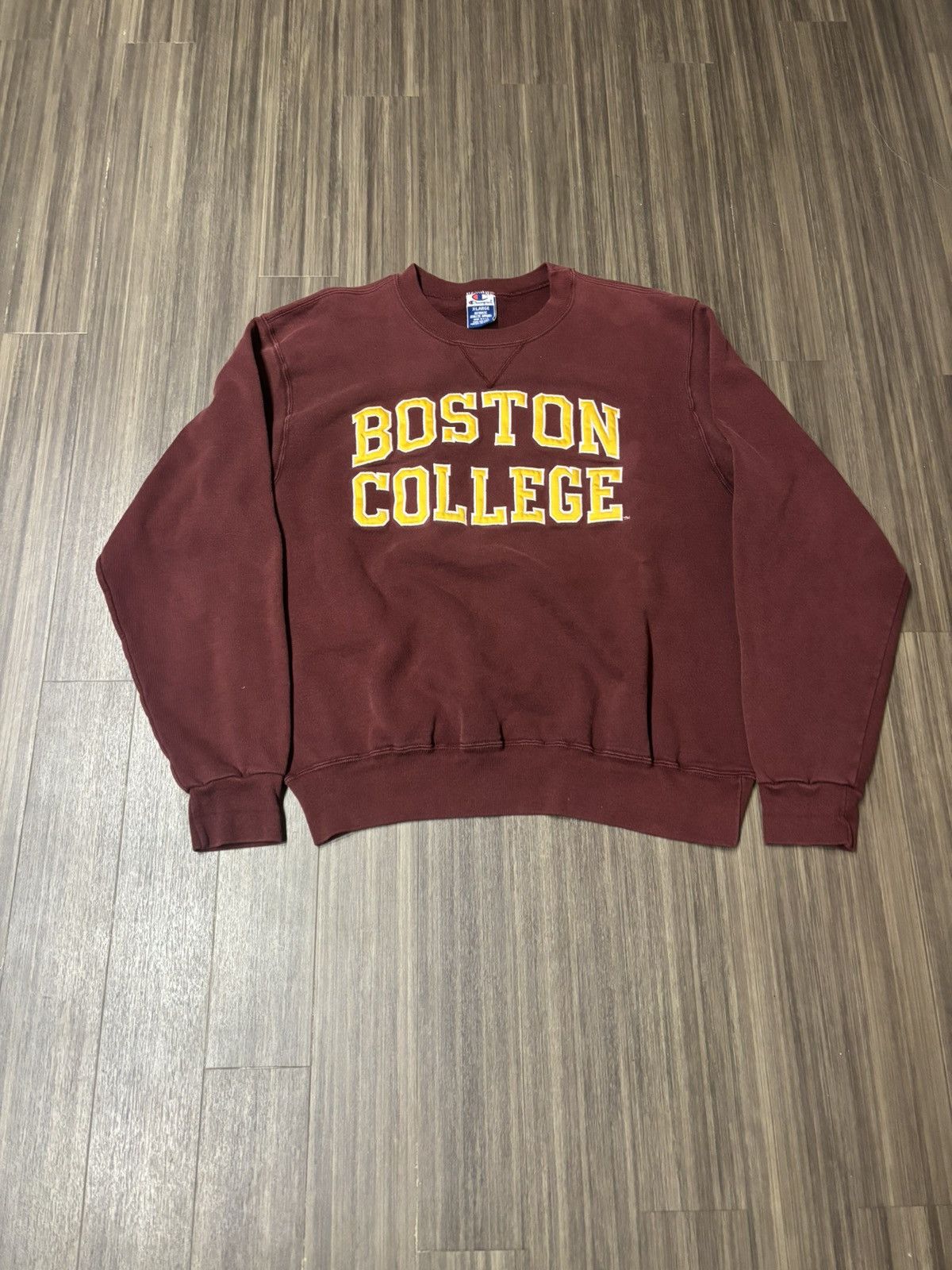 Champion Vtg 90s Boston College Champion Sweatshirt Sz XL Made In USA Size US XL / EU 56 / 4 - 1 Thumbnail