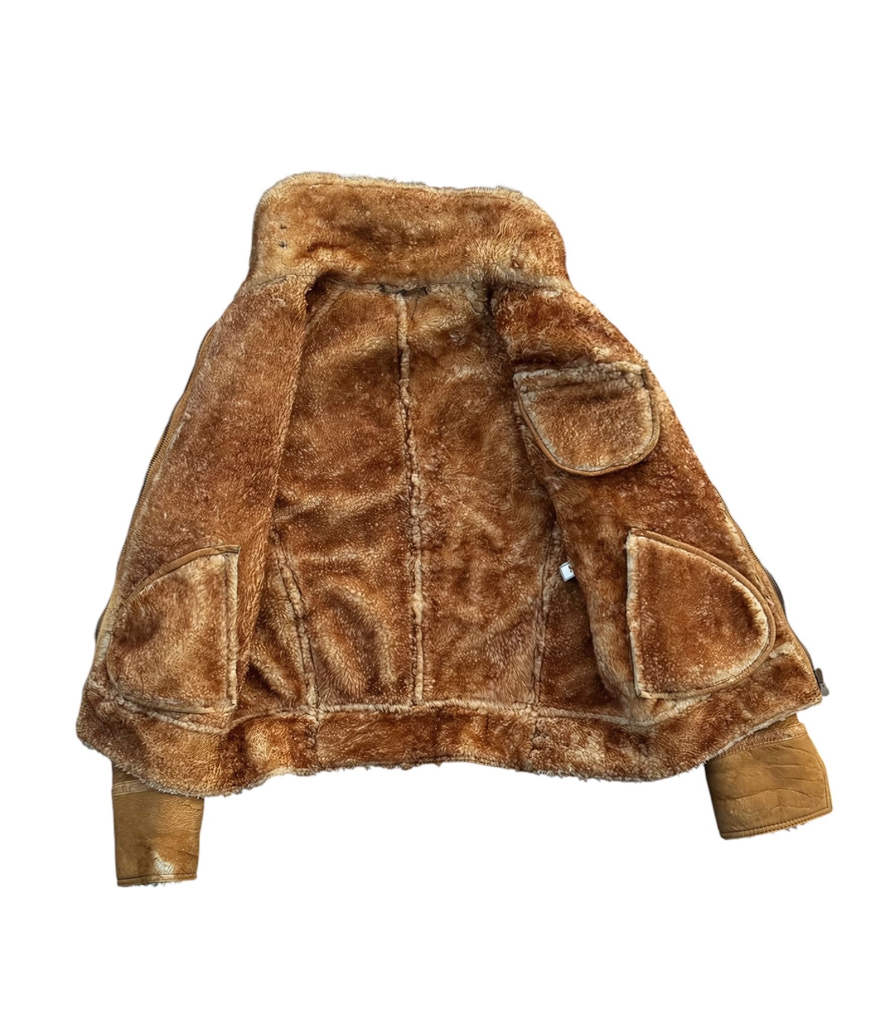 Roberto Cavalli SHEARLING EDGED LEATHER JACKET Size US M / EU 48-50 / 2 - 3 Thumbnail