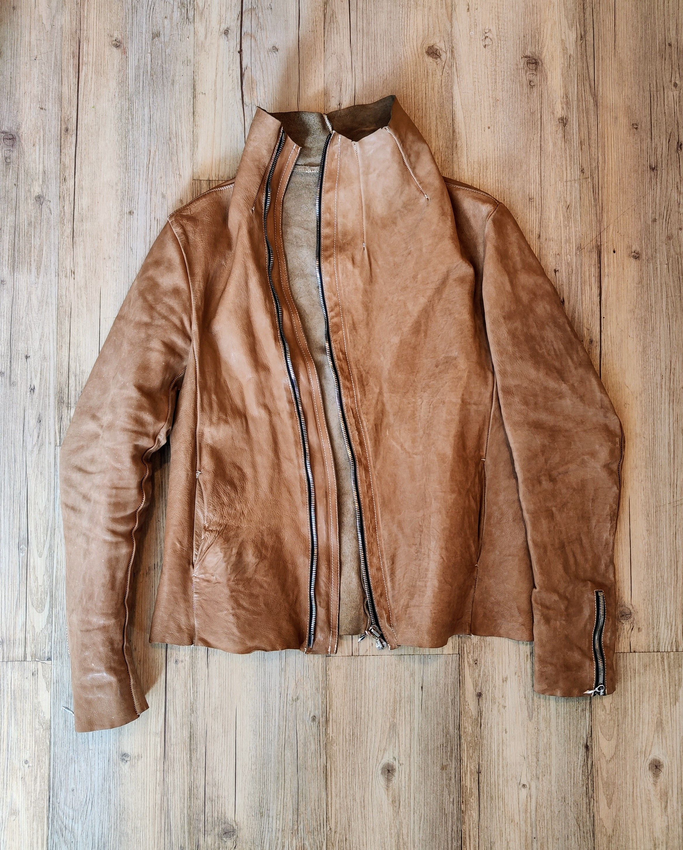 Incarnation Guidi leather gloved jacket.Like Guidi or Leon Blanck Size US L / EU 52-54 / 3 - 4 Thumbnail