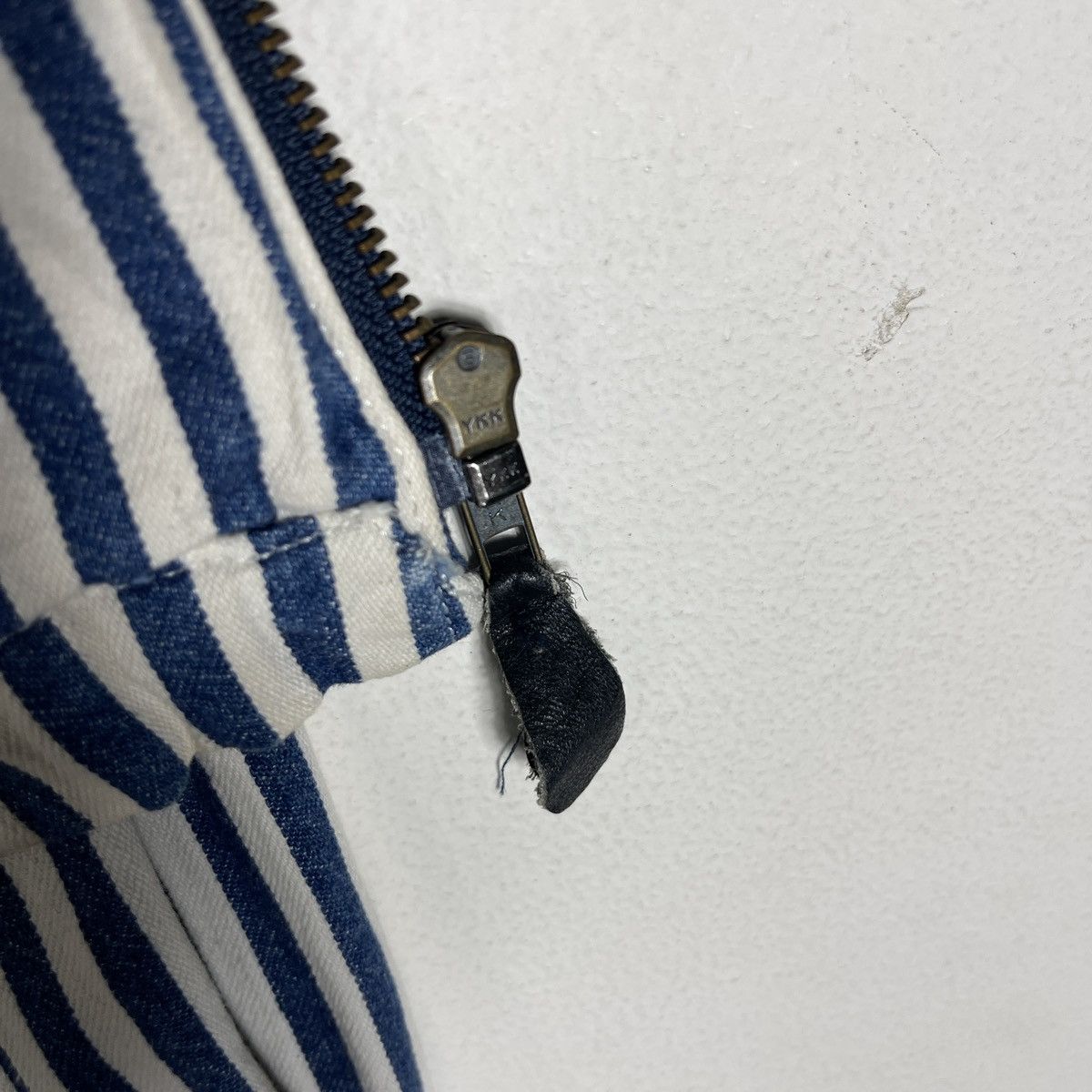 Vintage Vintage Blue Spice Hickory Stripe Vertical Blouson Jacket Size US M / EU 48-50 / 2 - 10 Thumbnail