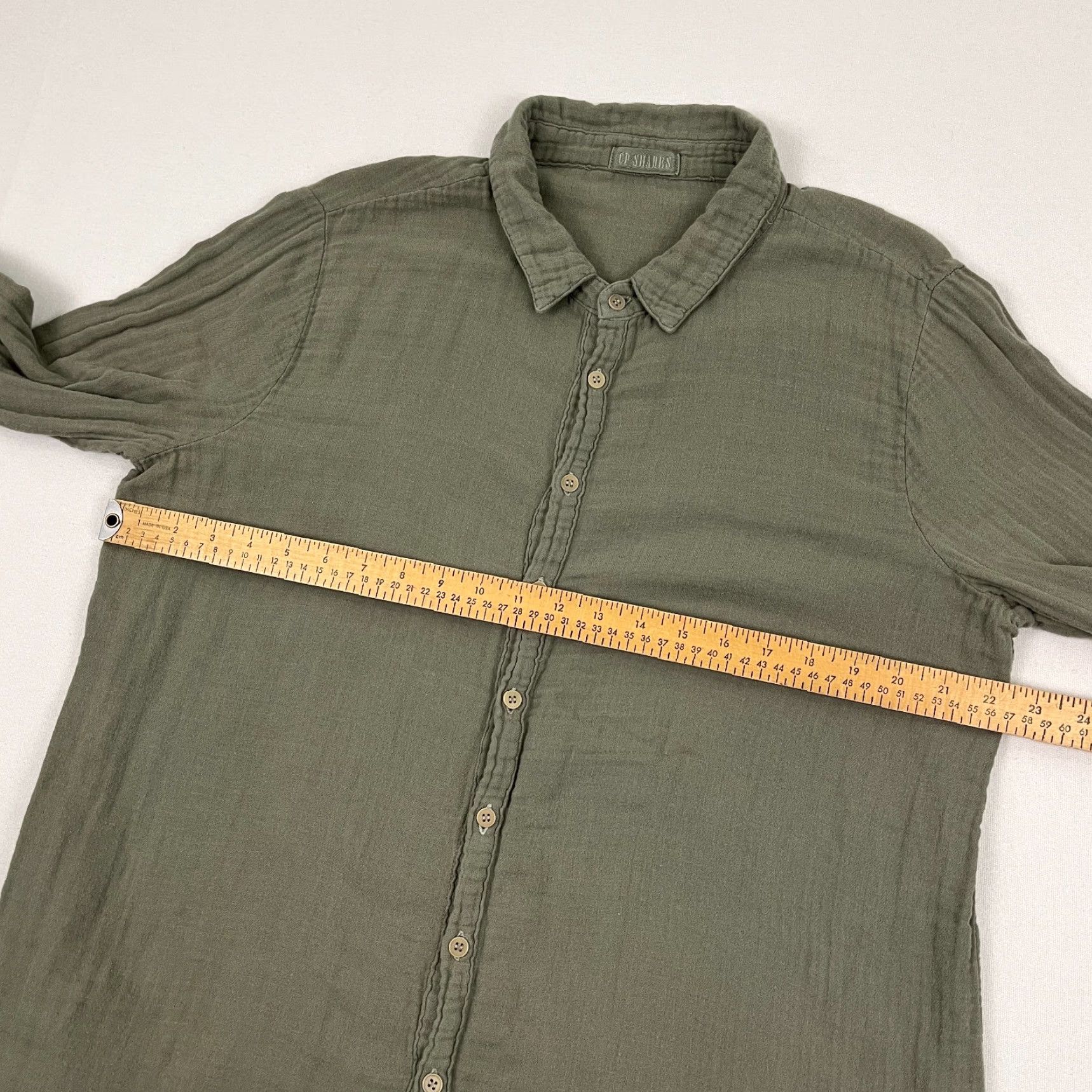 Vintage CP Shades Shirt Adult L Green Button Up Work Office Casual Prep Hiking 1012-034 Size US L / EU 52-54 / 3 - 6 Thumbnail