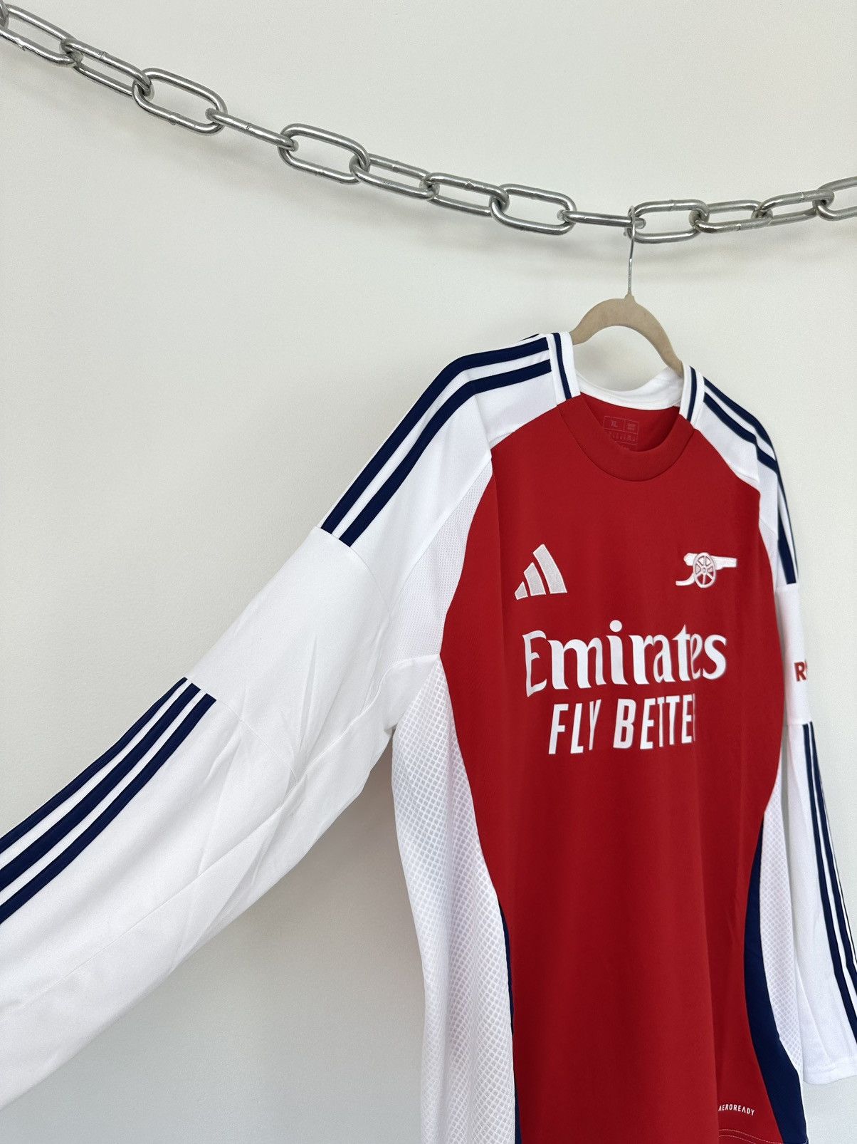 Adidas Adidas FC Arsenal 2024-25 Home Long Sleeve Soccer Jersey Size US XL / EU 56 / 4 - 8 Thumbnail