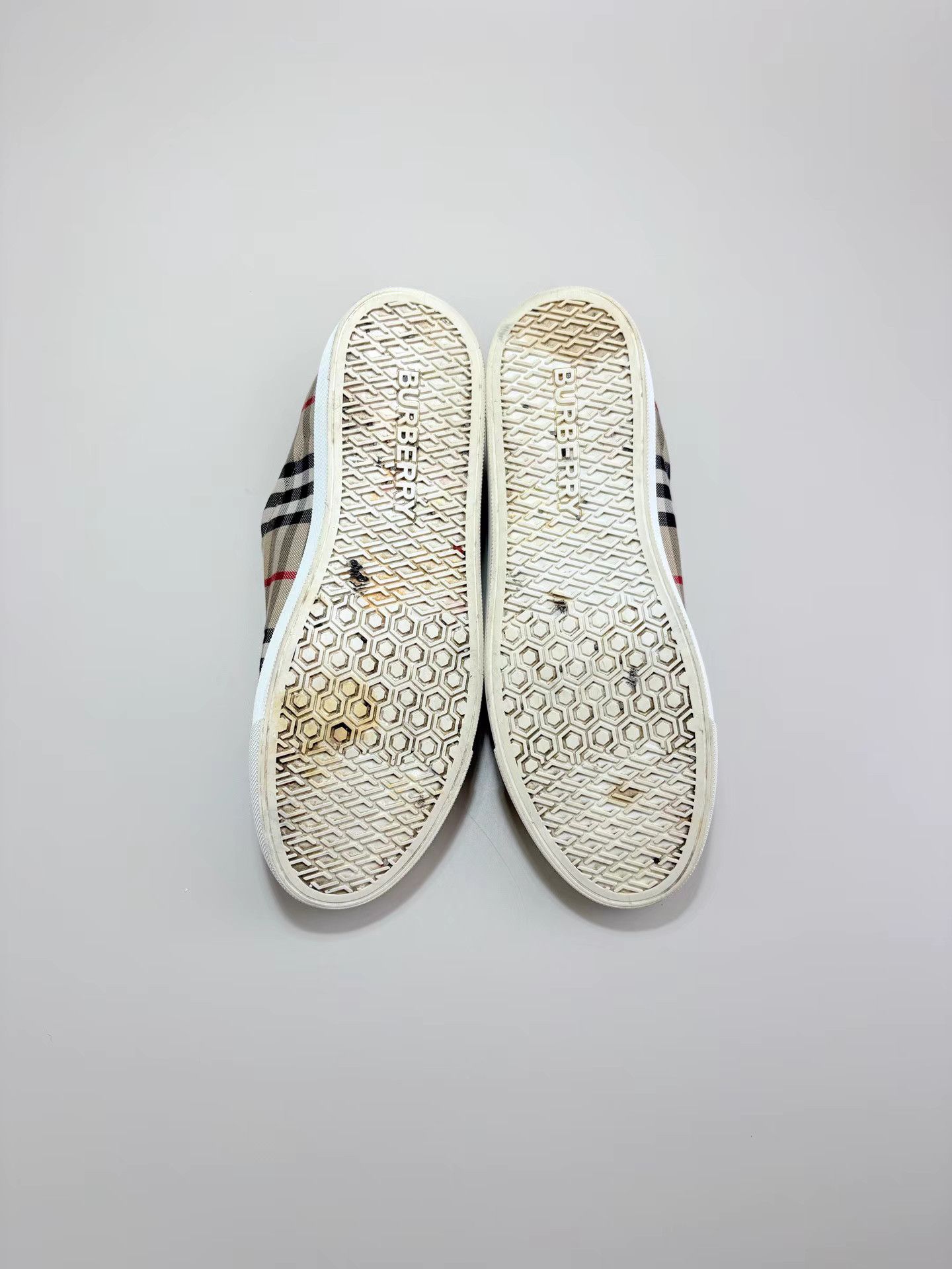 Burberry BURBERRY Check Low-top Sneakers K1 Size US 9 / IT 39 - 6 Thumbnail