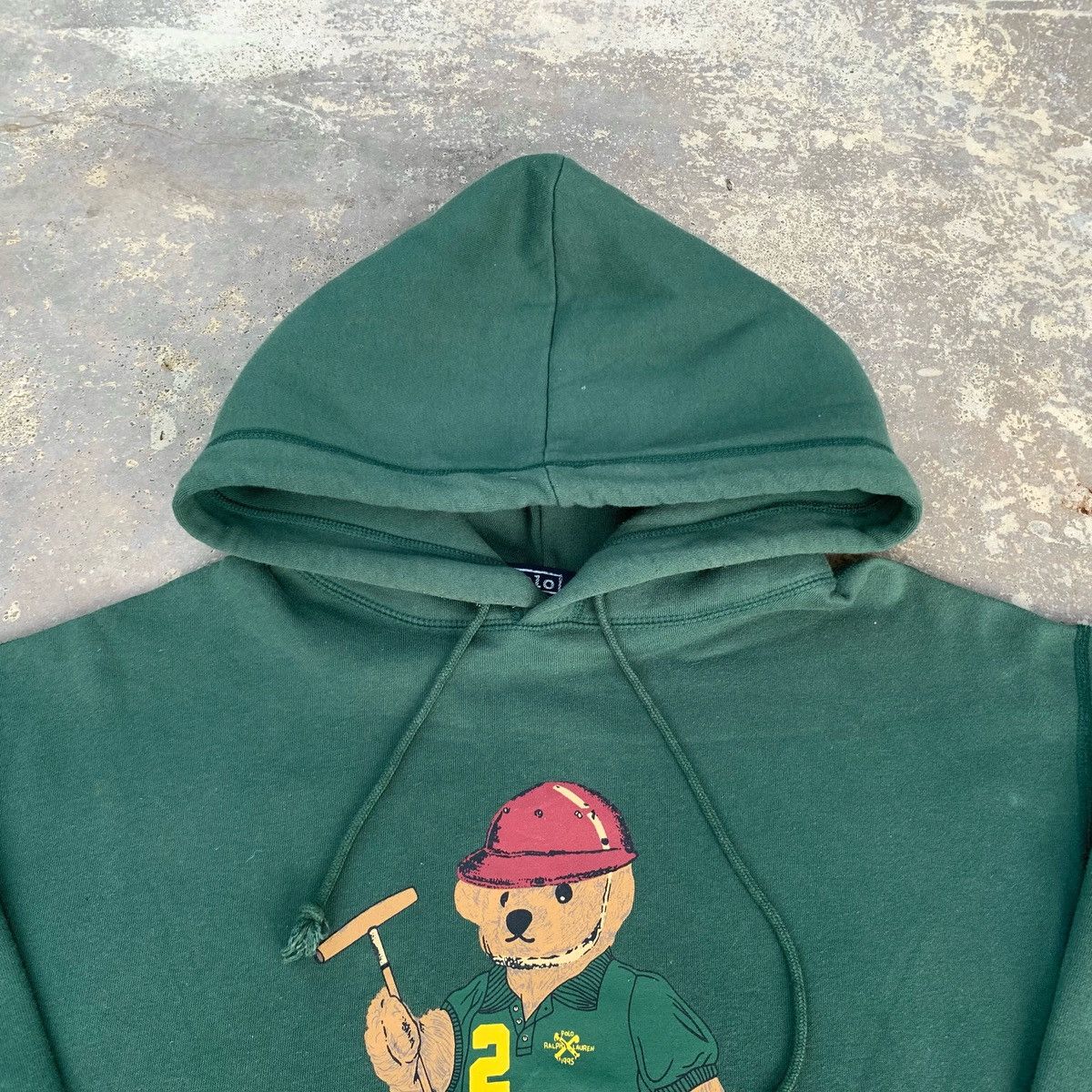 Polo Ralph Lauren Vintage 90s Polo Bear Ralph Lauren Hoodie Size US L / EU 52-54 / 3 - 5 Thumbnail
